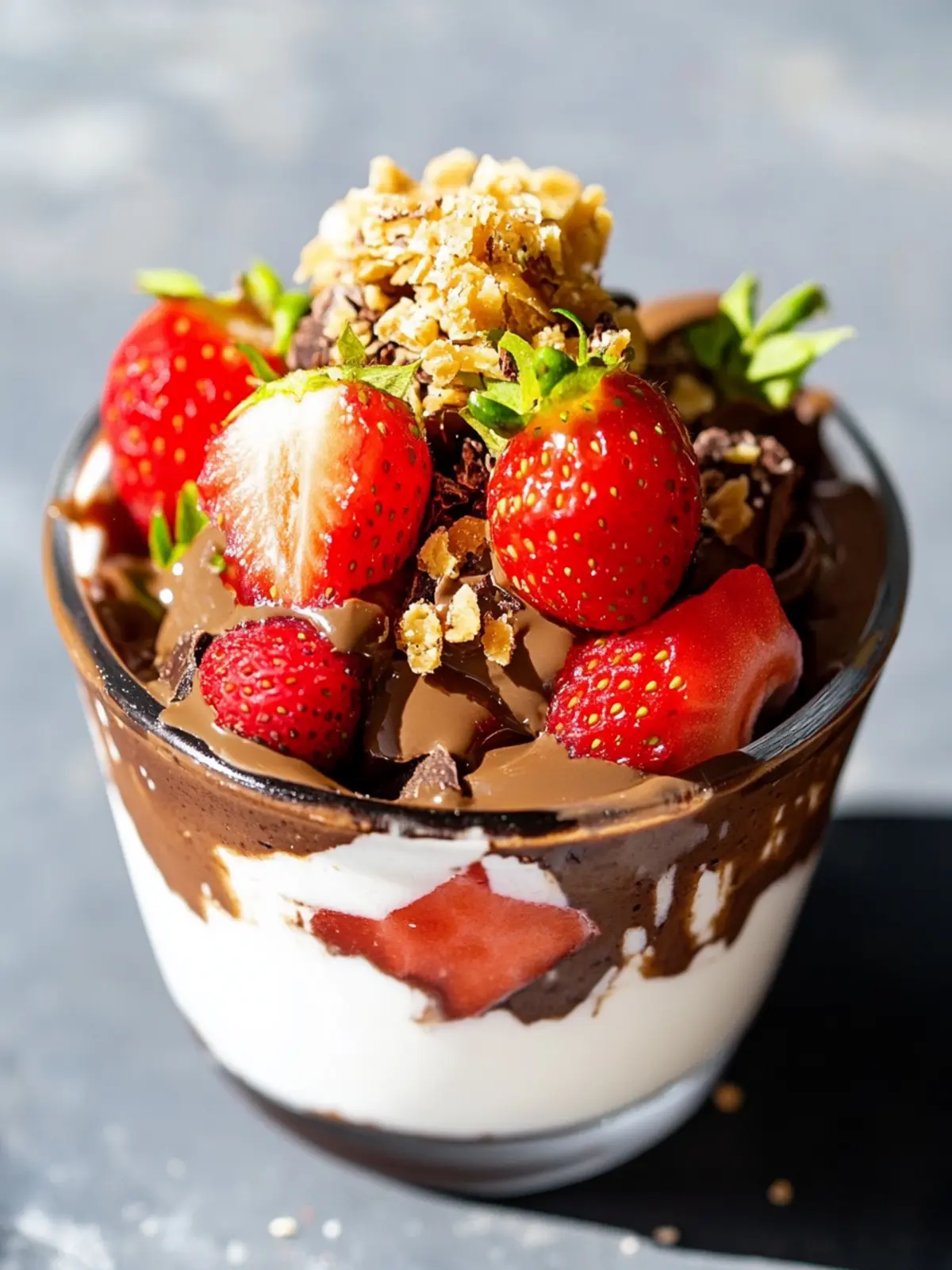dubai chocolate strawberry cup