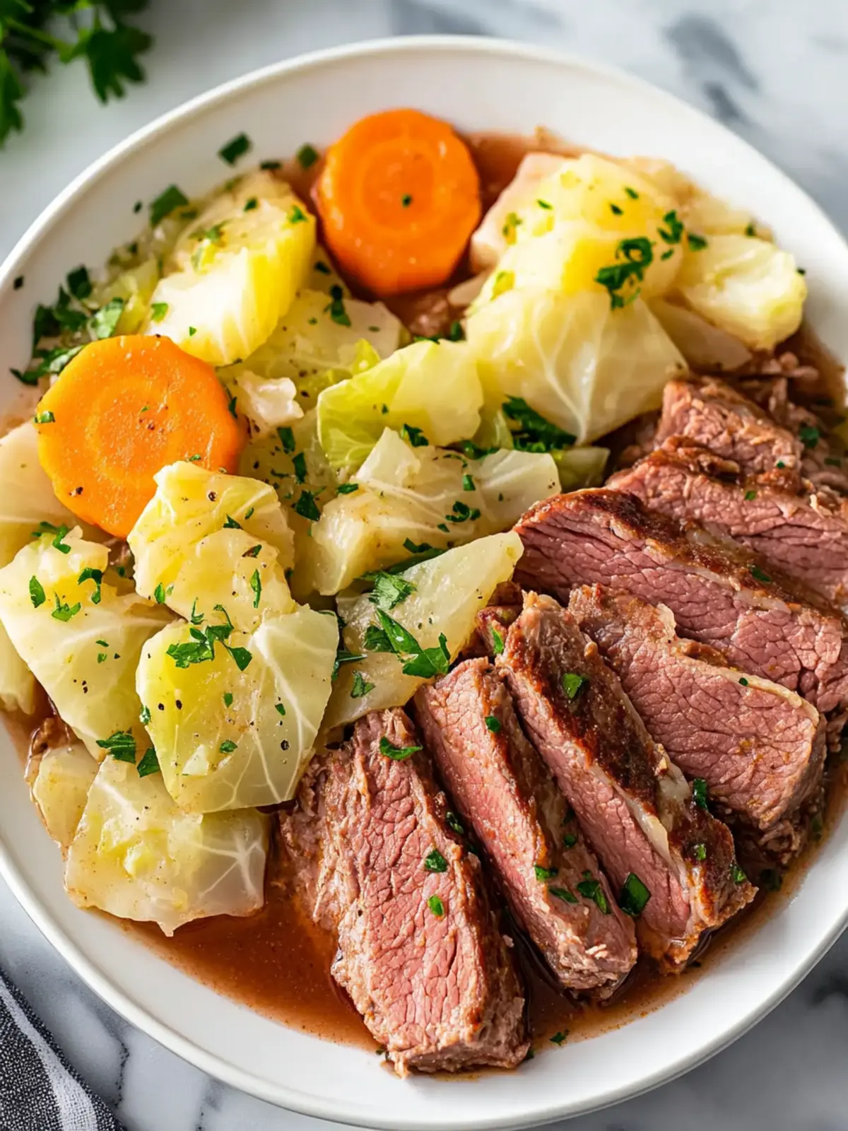 corn beef and cabbage recipe crock pot