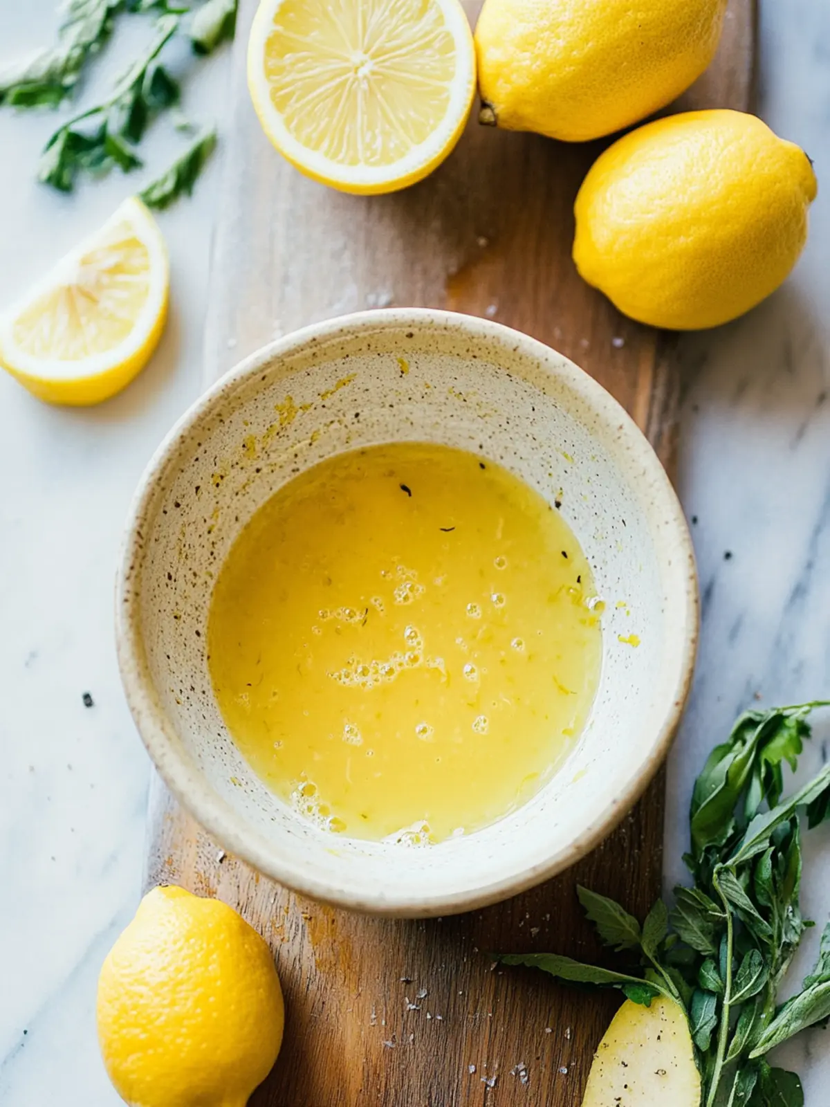 lemon vinegarette dressing