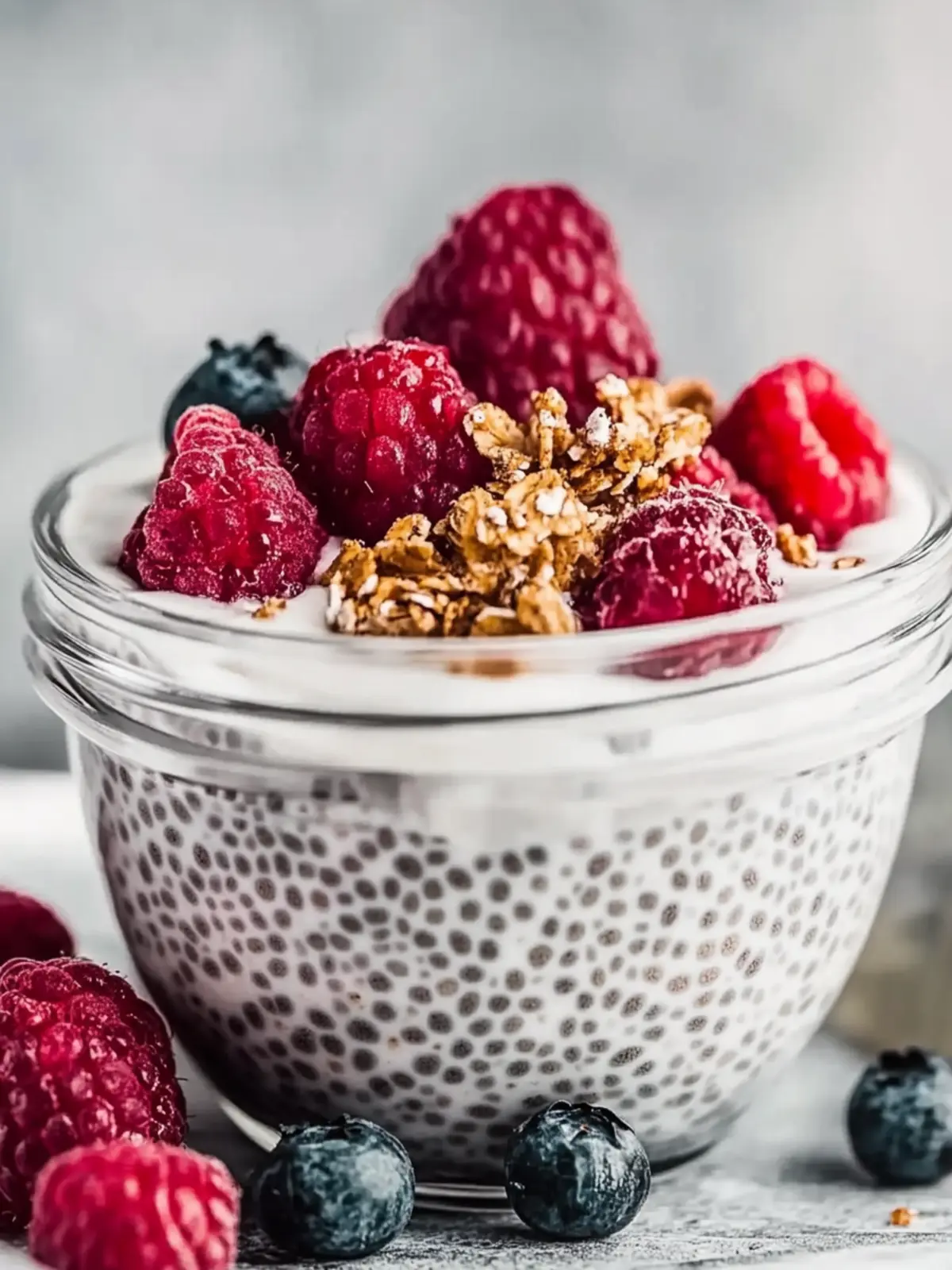 chia seed pudding with yogurt