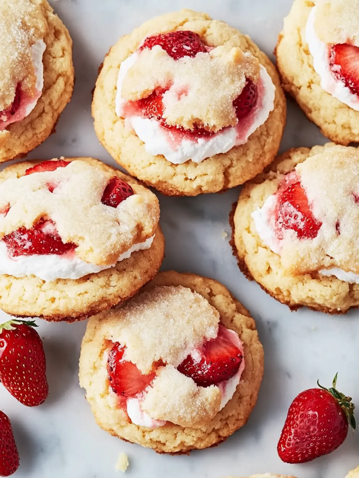 Strawberry Shortcake Cookies