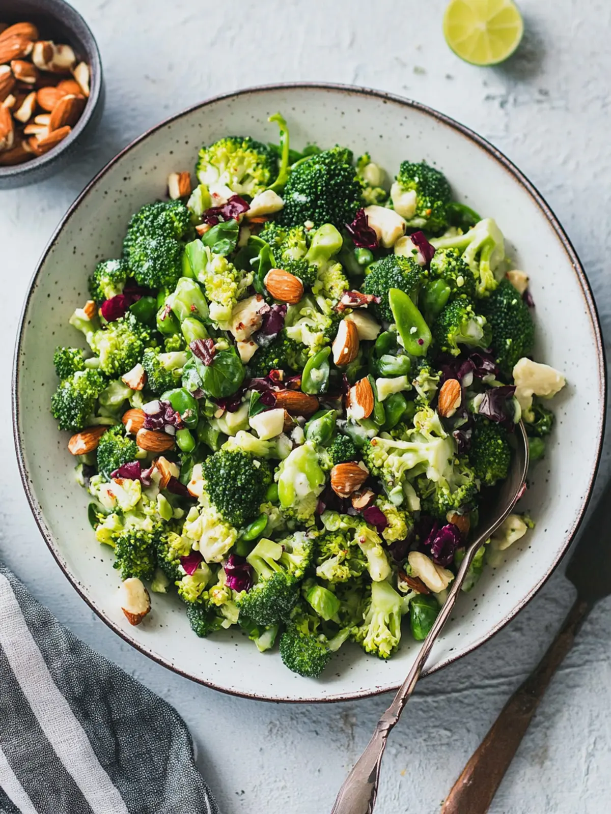 Lighter Broccoli Salad with Smoky Almonds Your New Favorite Side