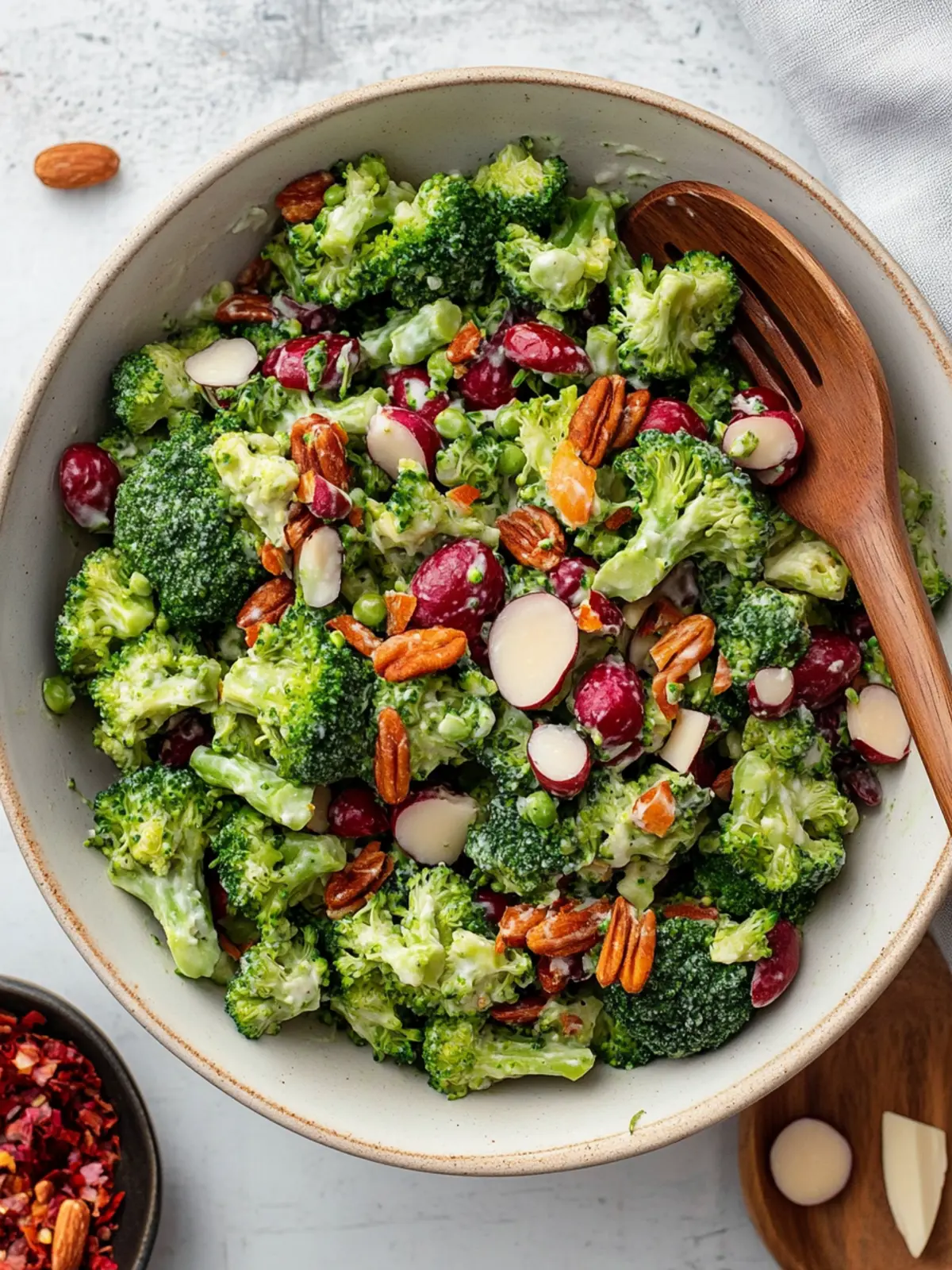 Deliciously Healthy Broccoli Salad with Smoky Nut Crunch
