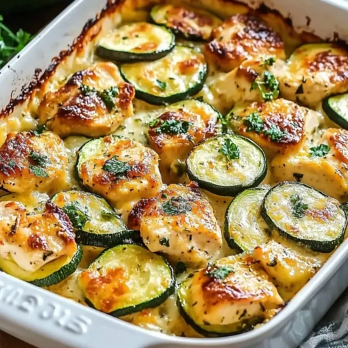 Easy Chicken Zucchini Bake Recipe