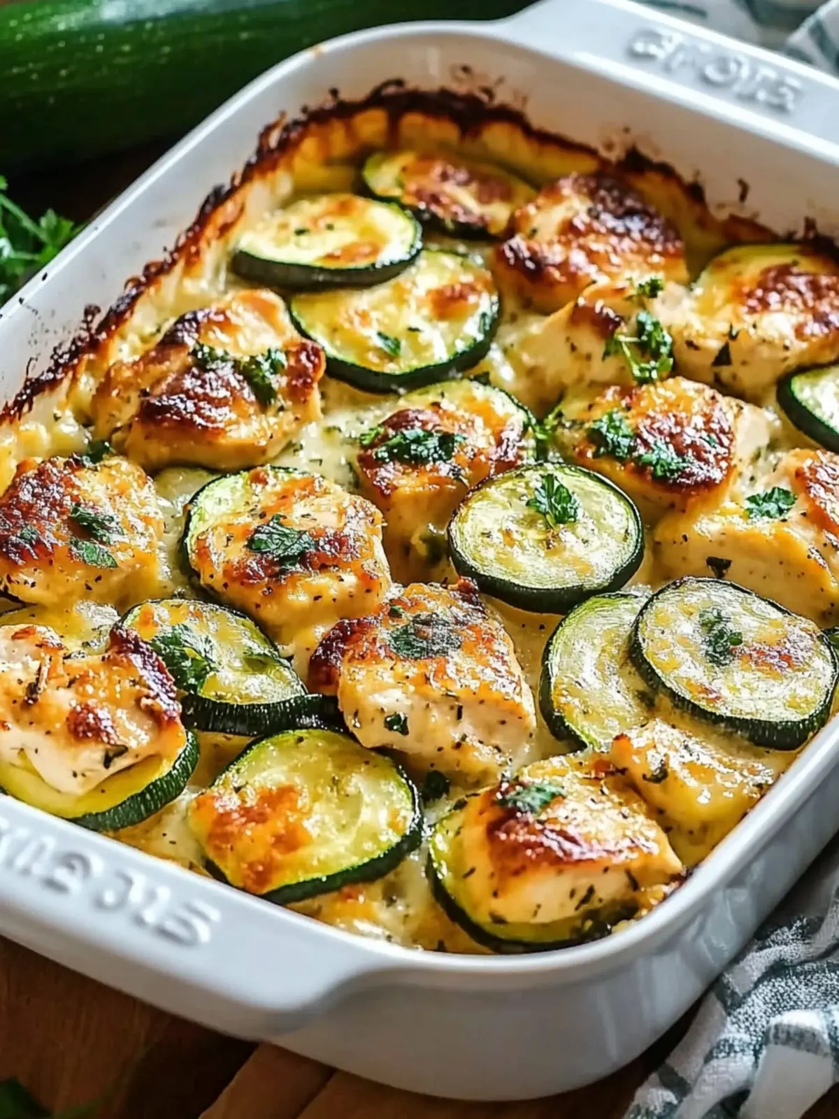 Easy Chicken Zucchini Bake Recipe: High Protein Weeknight Delight