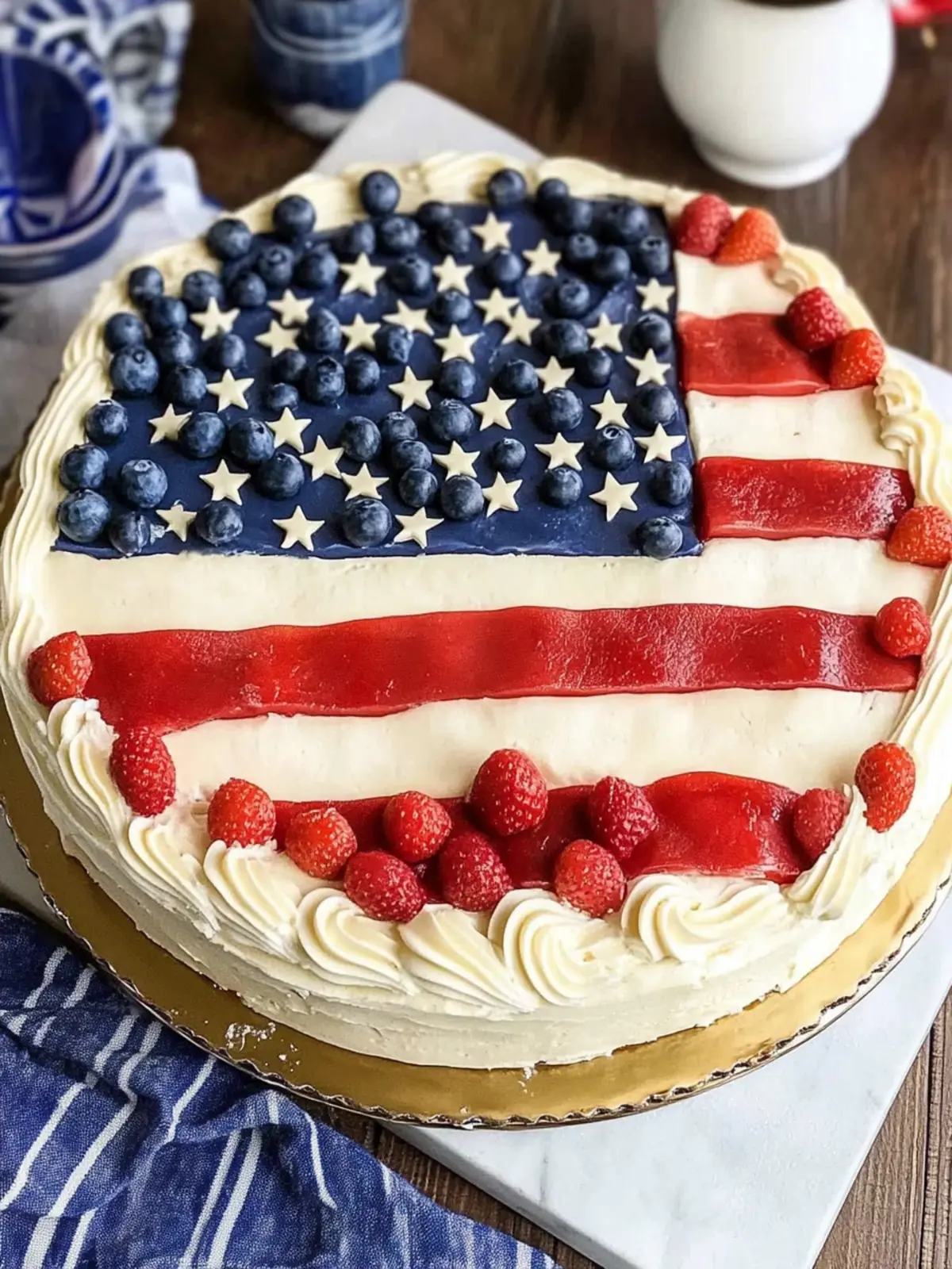 american flag cake