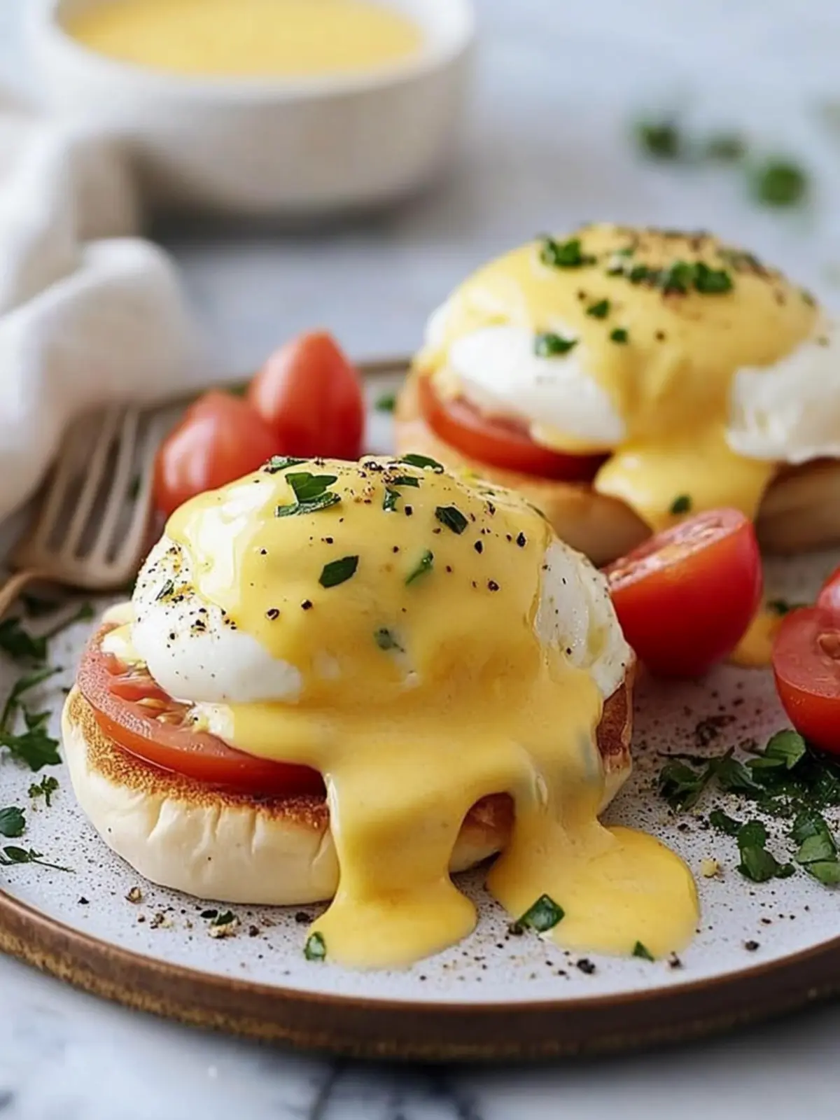 Delicious Eggs Benedict Recipe with Rich Hollandaise Sauce