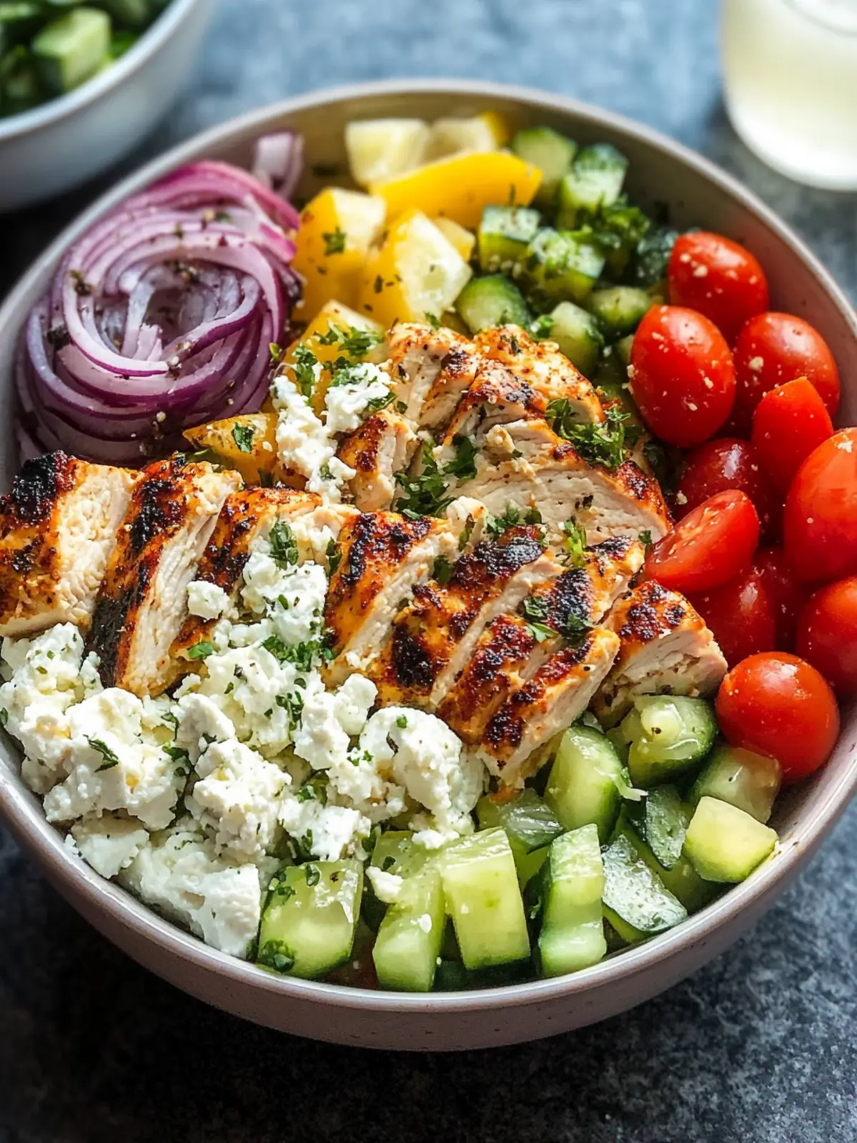 Greek Chicken Bowls