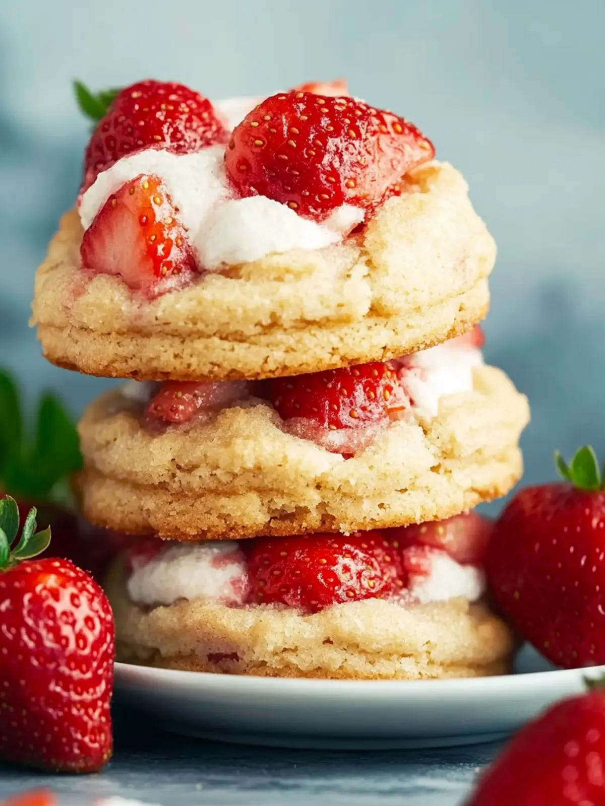 Strawberry Shortcake Cookies