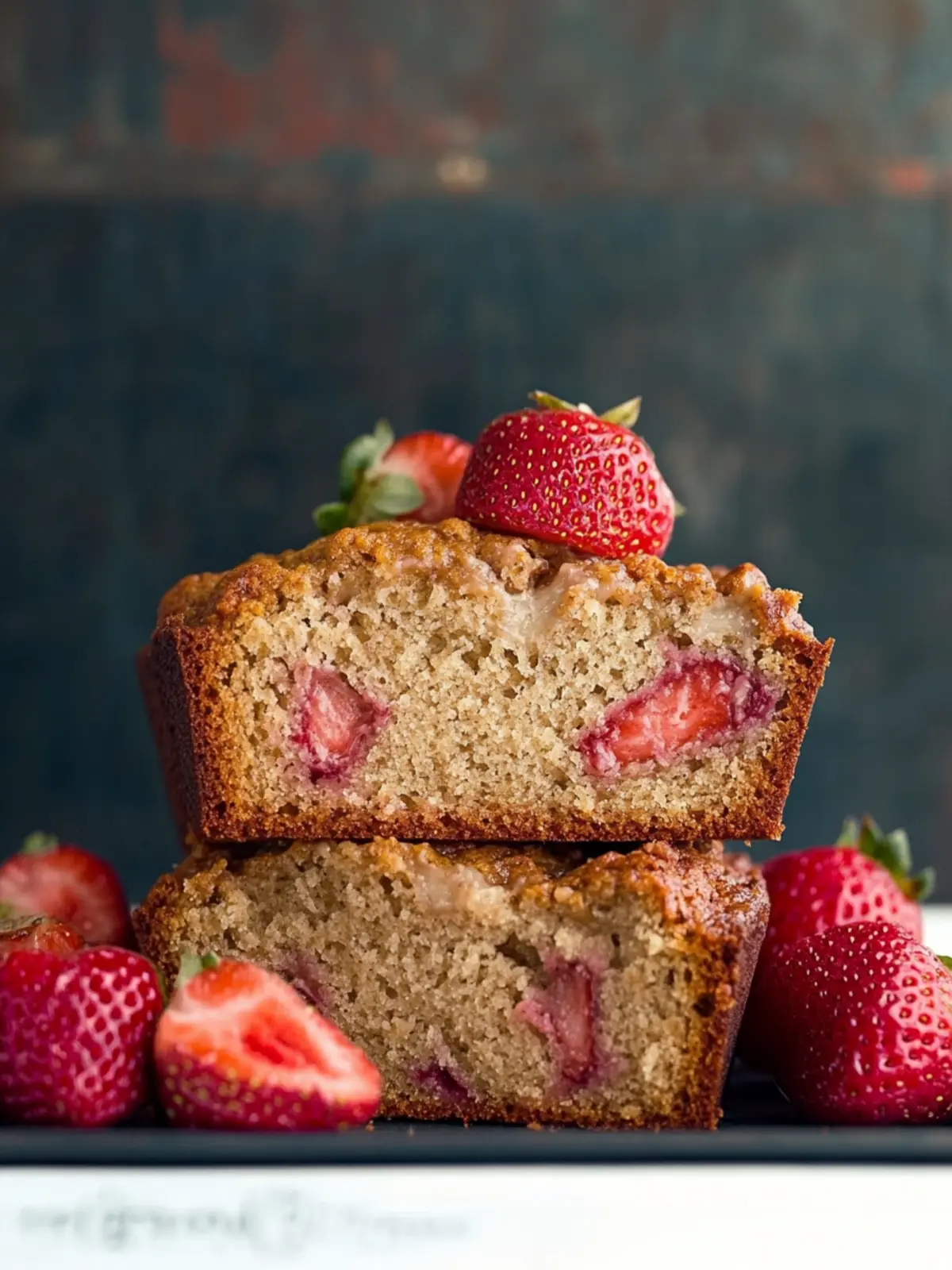 strawberry banana bread