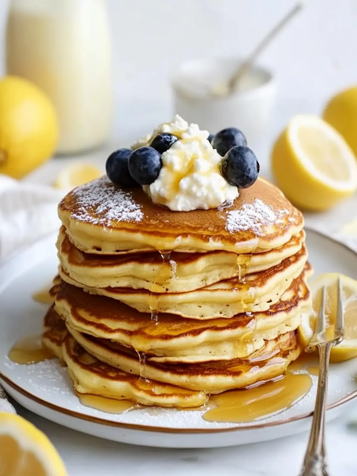 lemon ricotta pancakes recipe