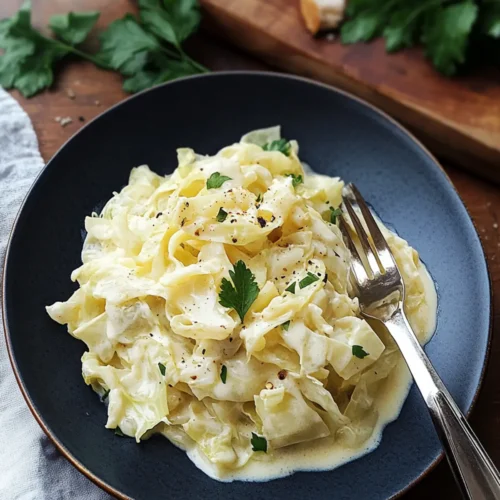 cabbage alfredo recipe