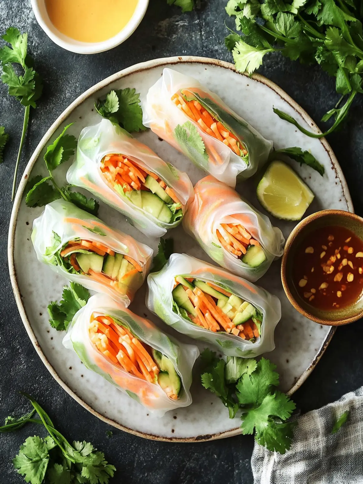 Vibrant Spring Roll Recipe: Refreshing & Customizable Vegan Delights