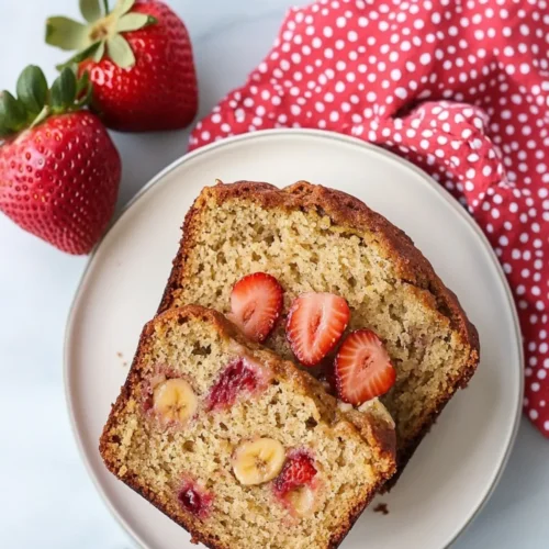strawberry banana bread