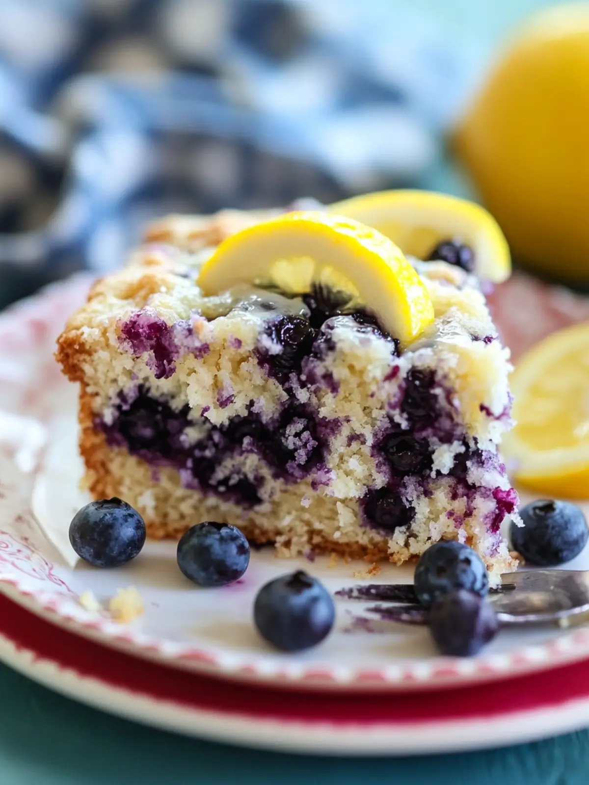Lemon Blueberry Coffee Cake