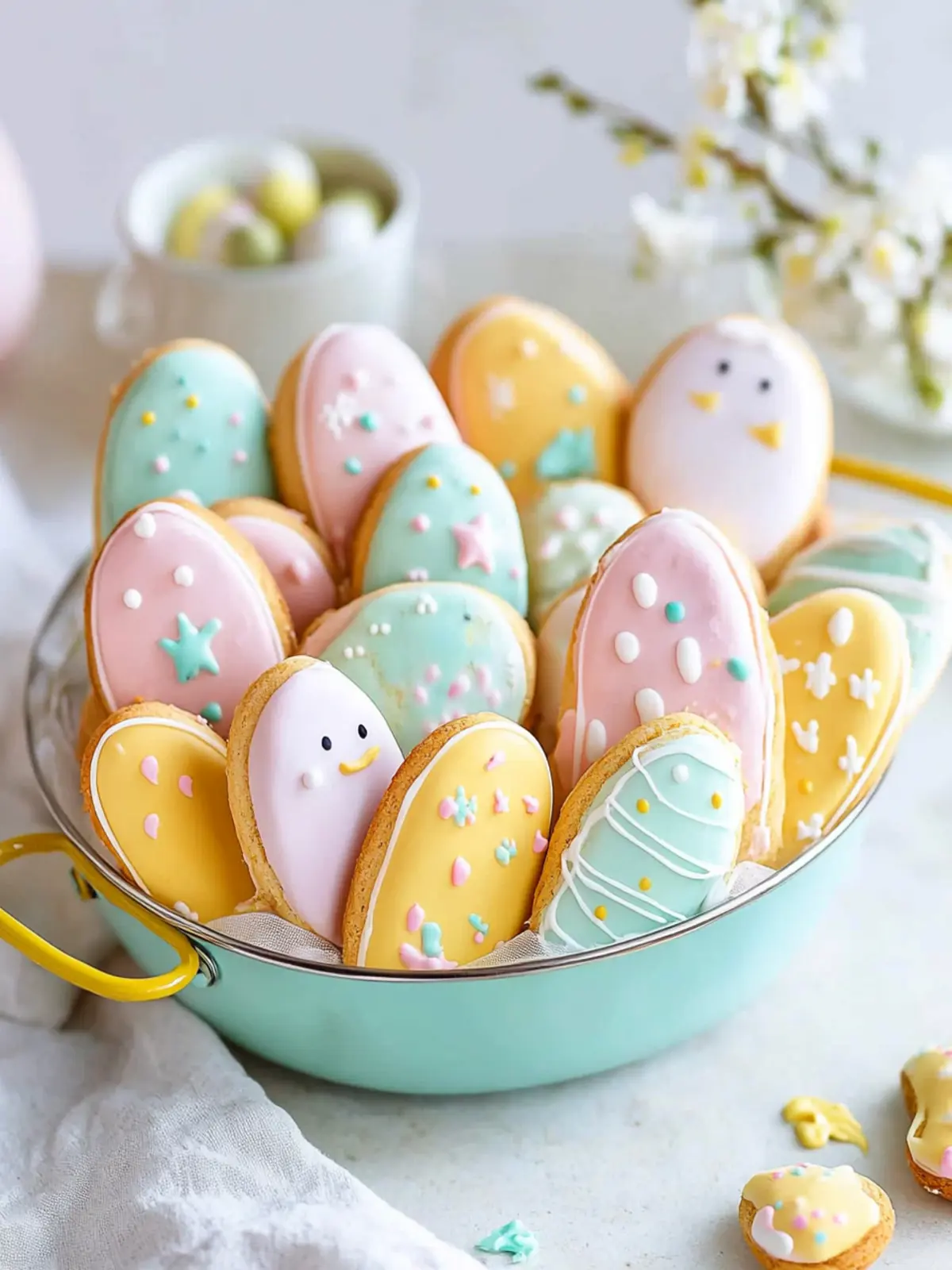 Easter Pastel Sugar Cookies