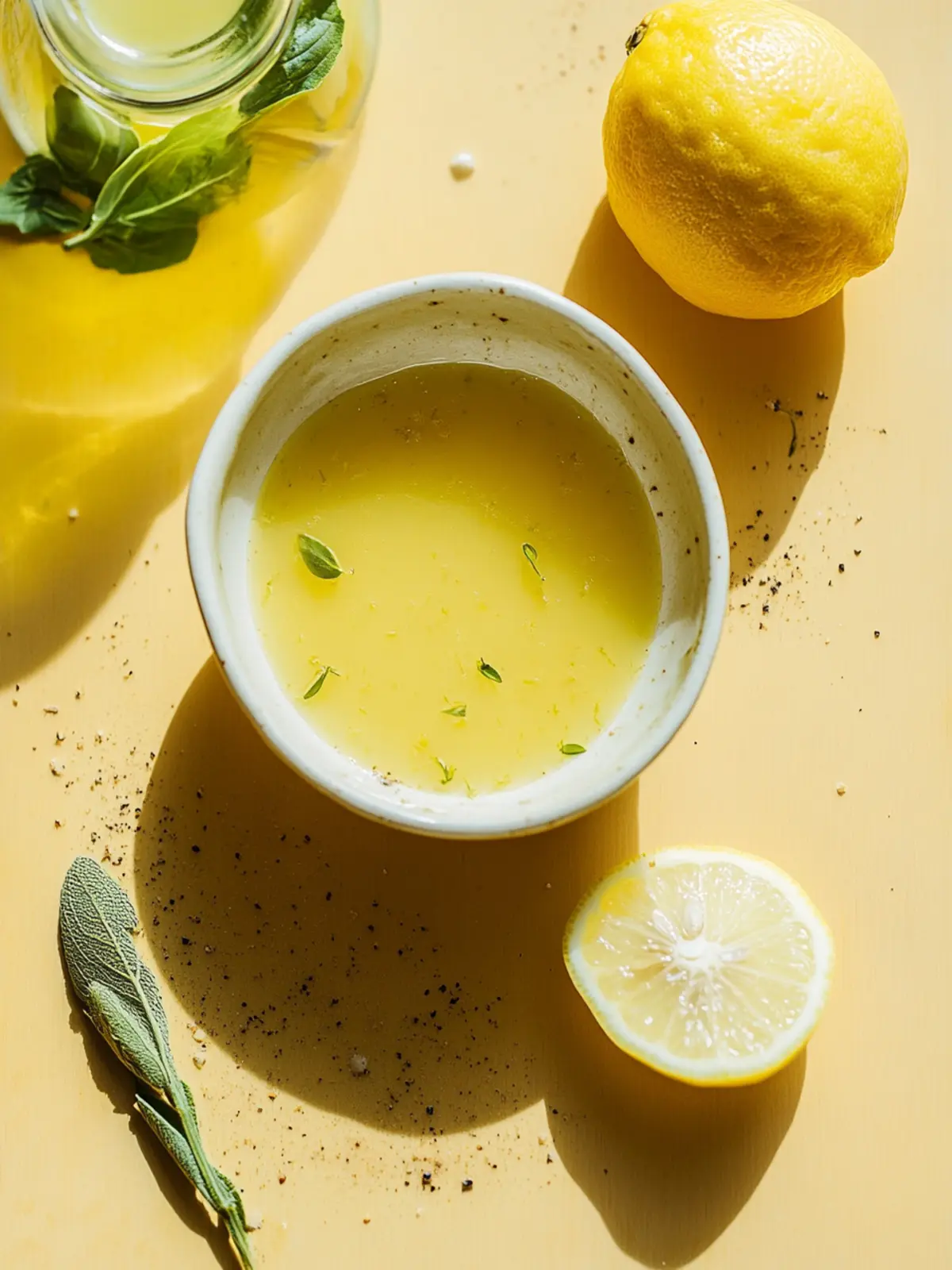 Delicious Lemon Vinaigrette Dressing Ready in 5 Minutes