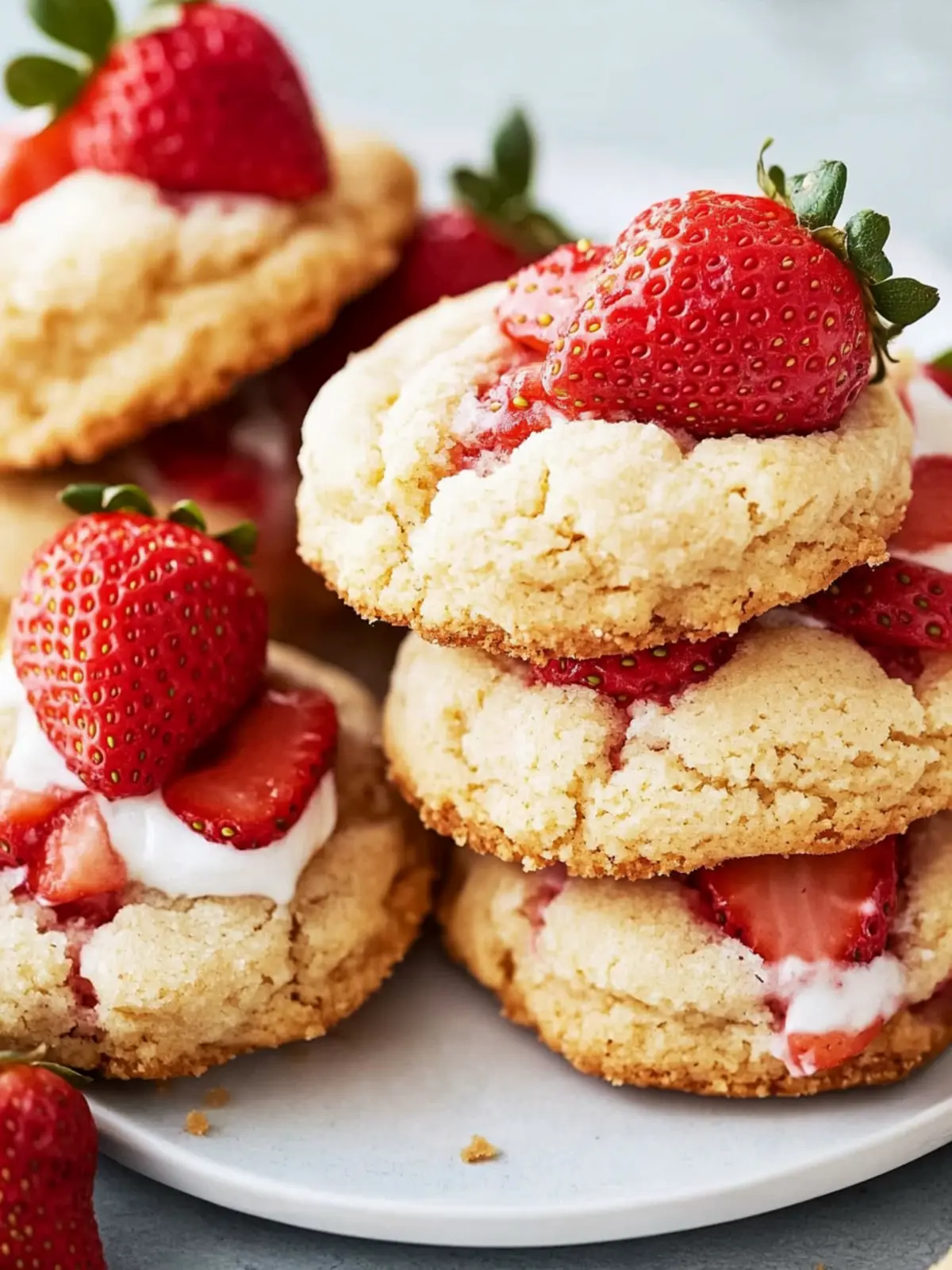 Strawberry Shortcake Cookies
