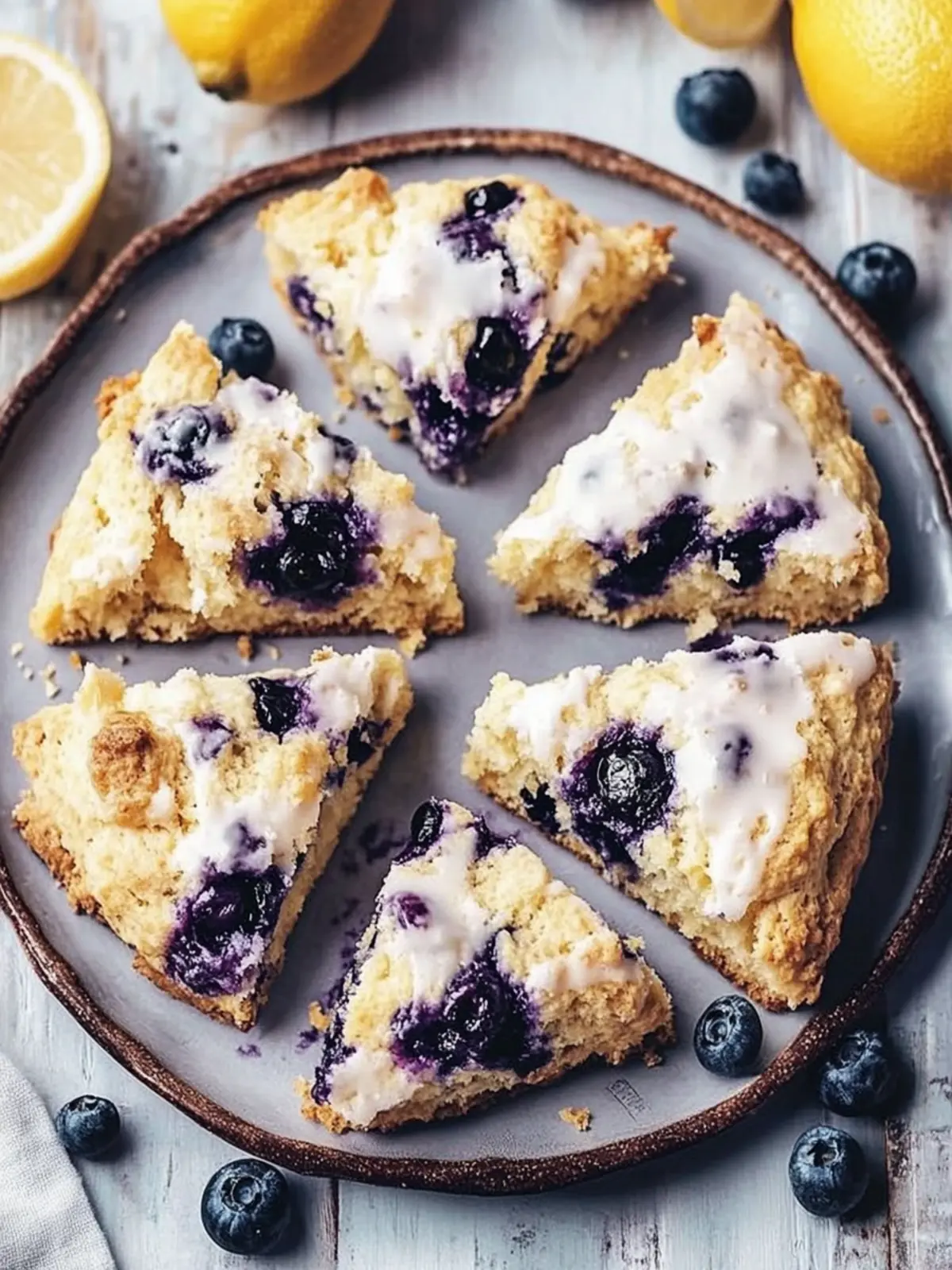 lemon blueberry scones recipe