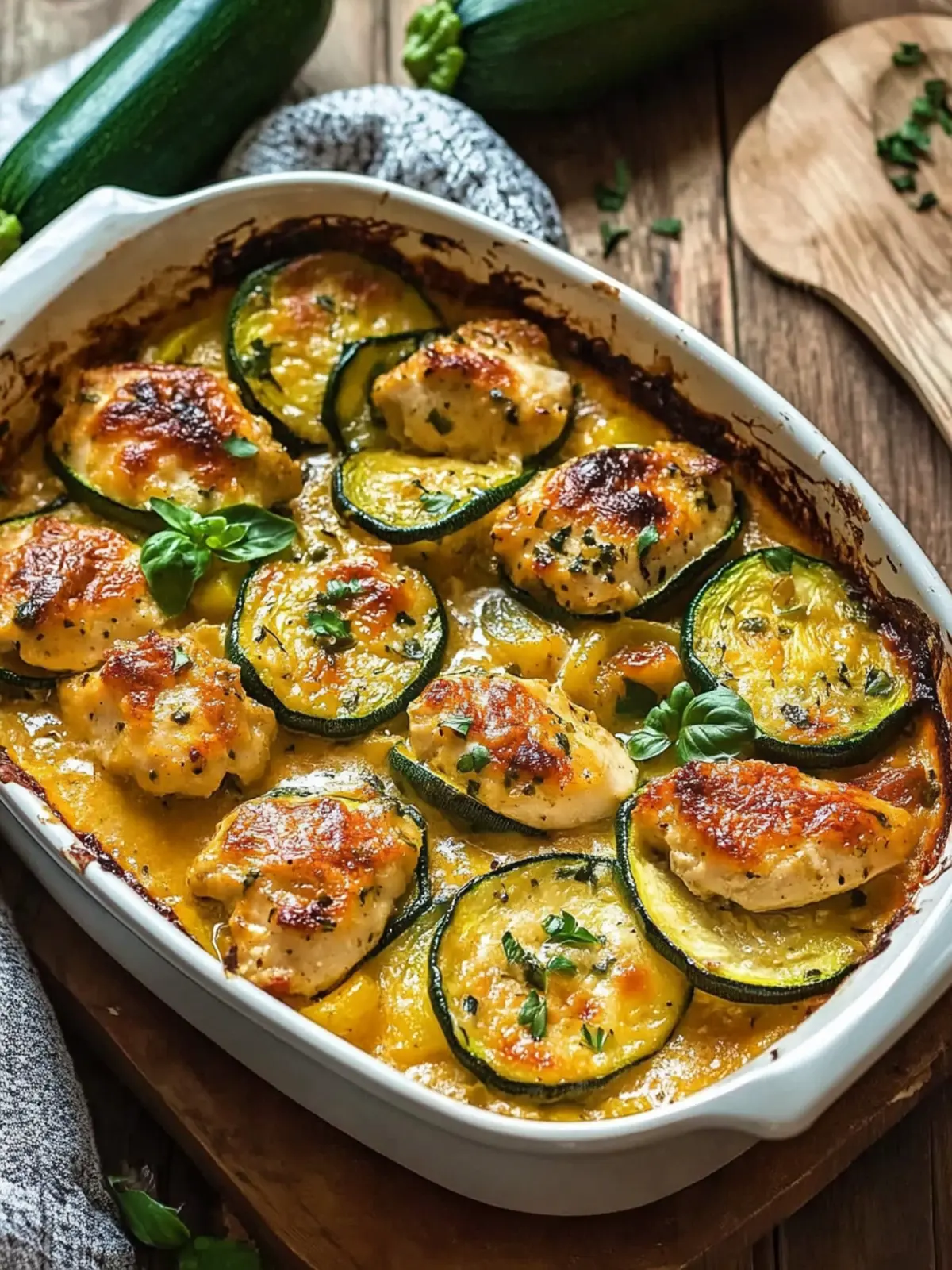 Easy Chicken Zucchini Bake Recipe