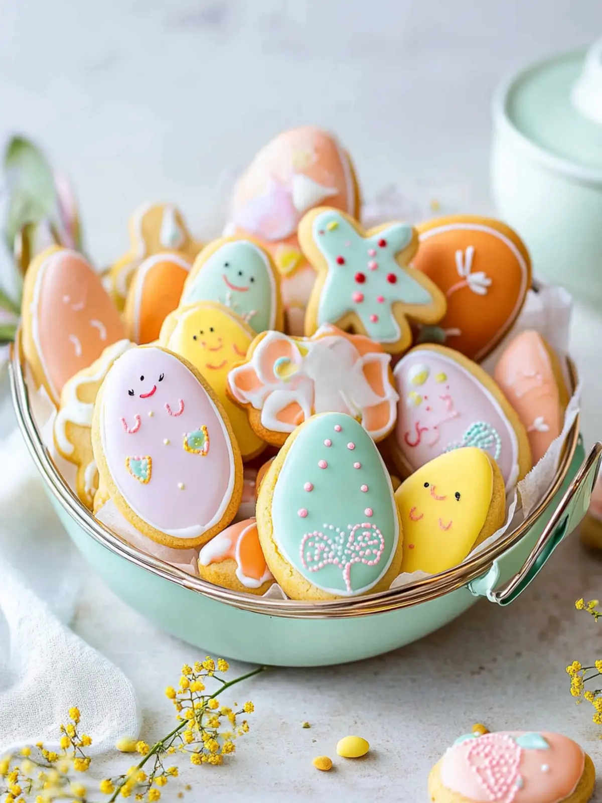 Easter Pastel Sugar Cookies