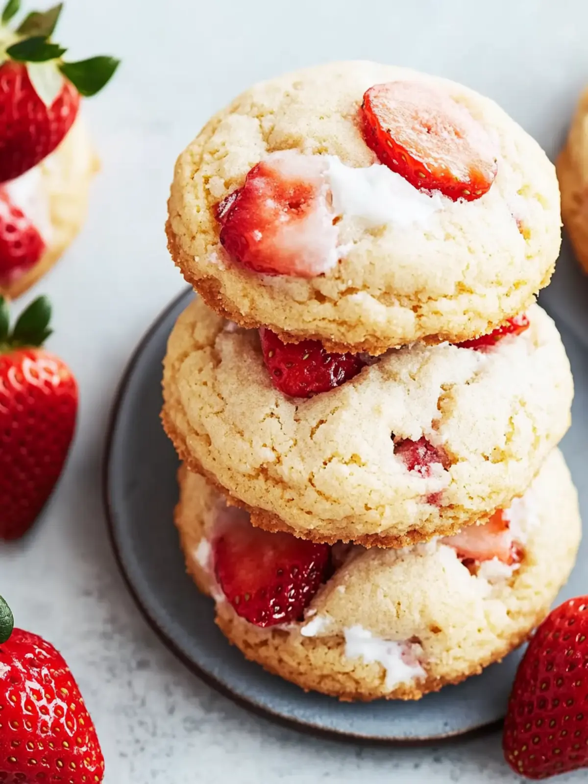 Strawberry Shortcake Cookies