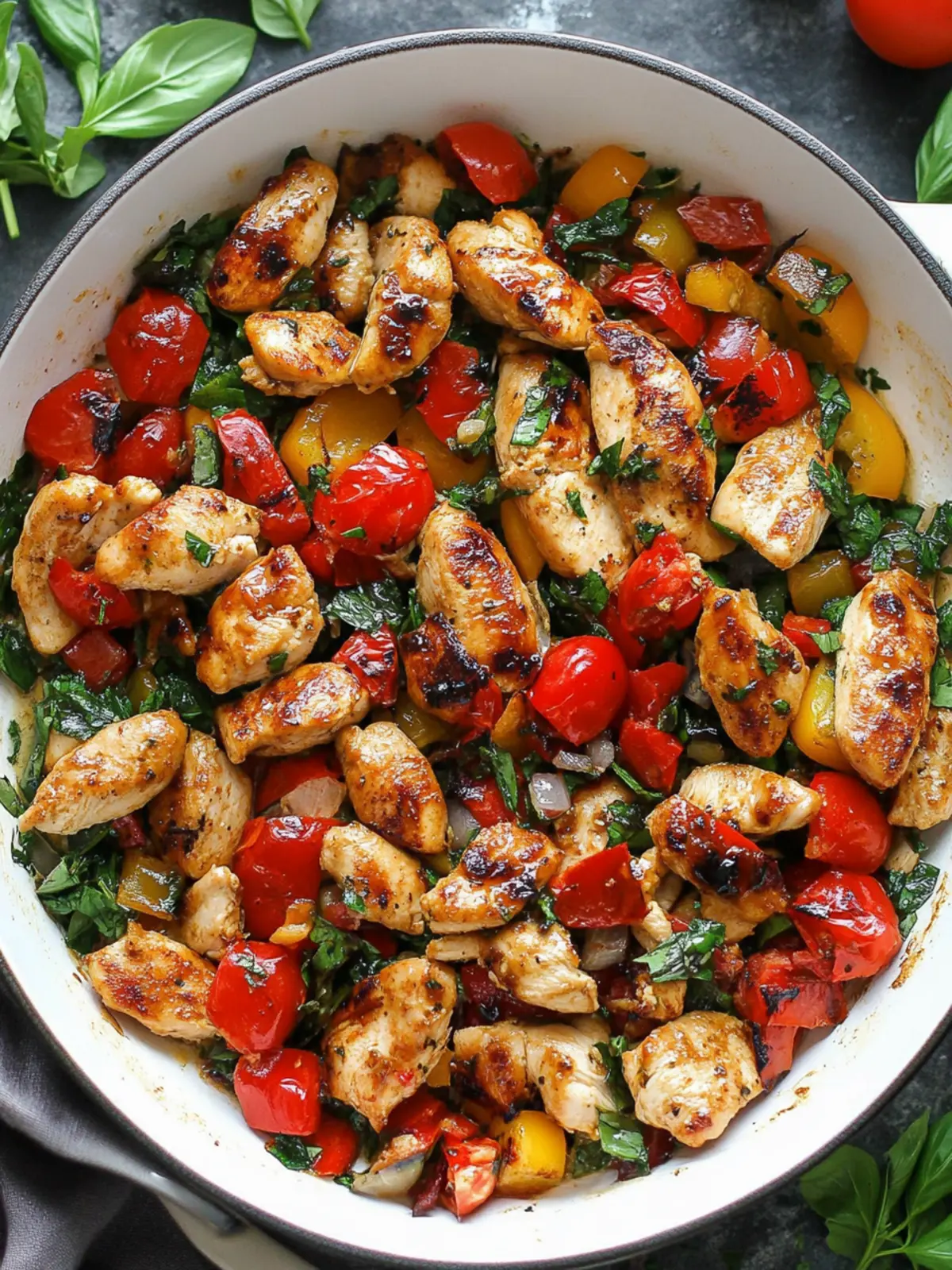 Mediterranean Chicken Stir Fry