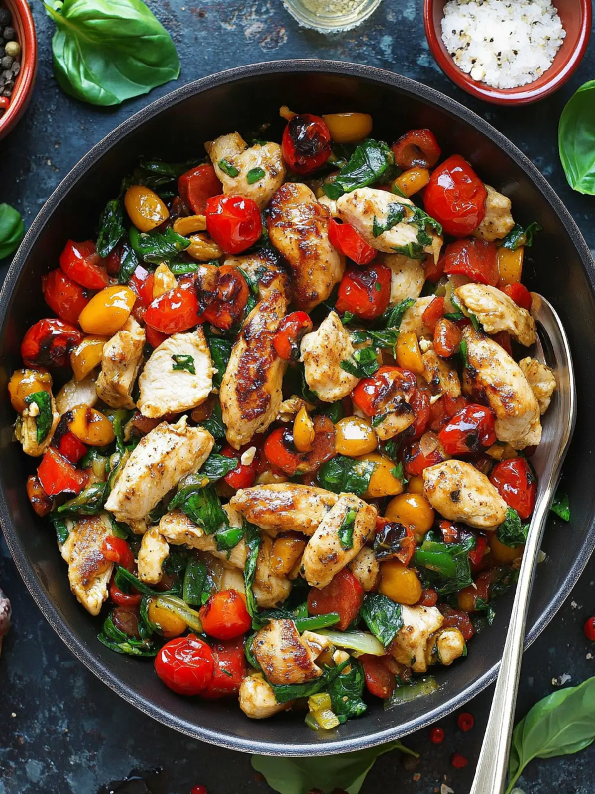 Mediterranean Chicken Stir Fry
