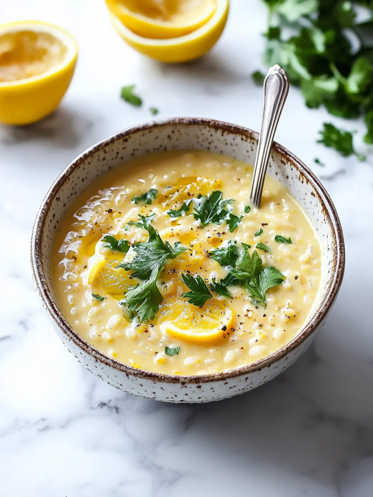 Wholesome Creamy Lemon Rice Soup That’ll Brighten Your Day