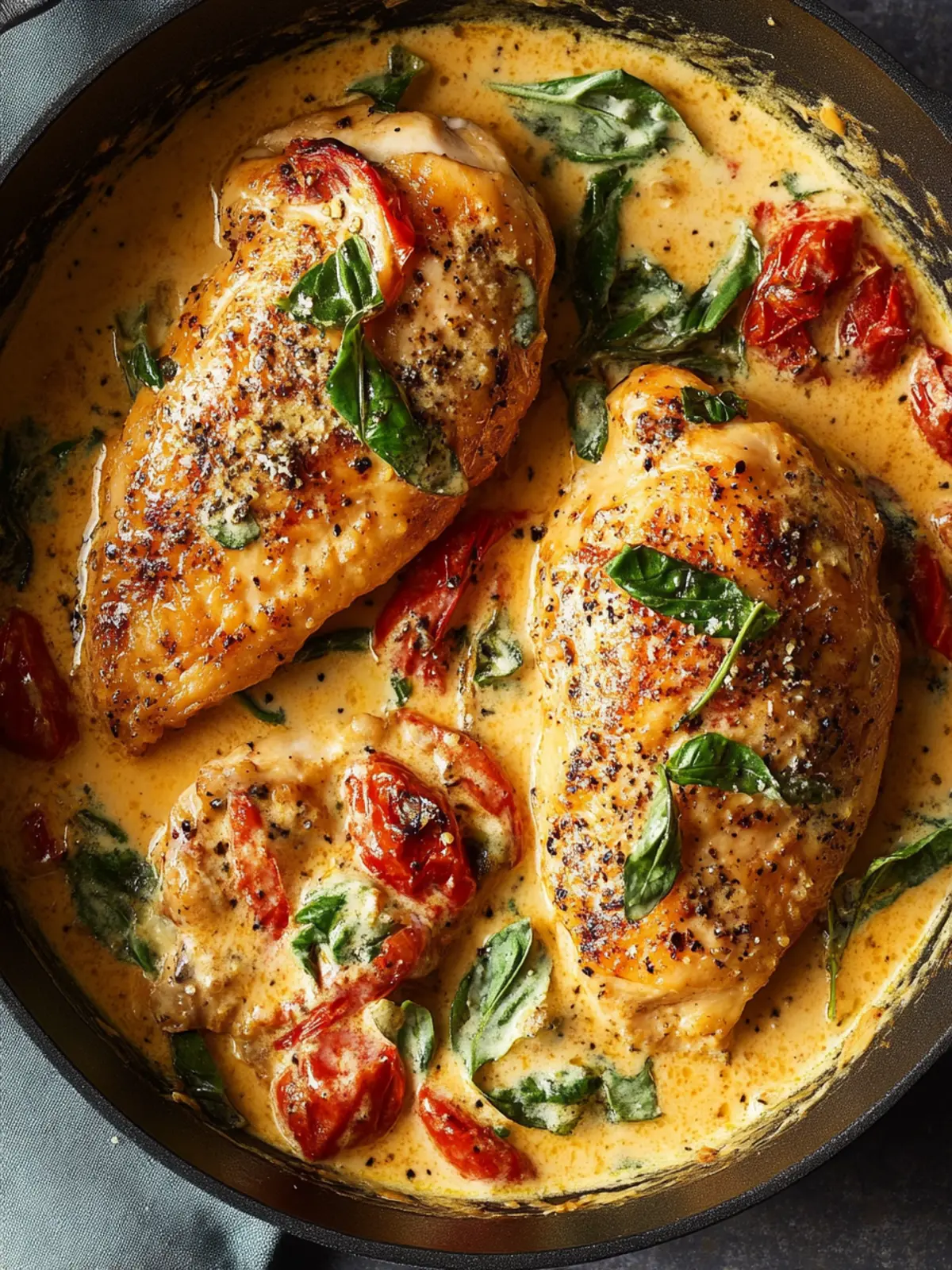 Marry Me Chicken (Creamy Tuscan Style)