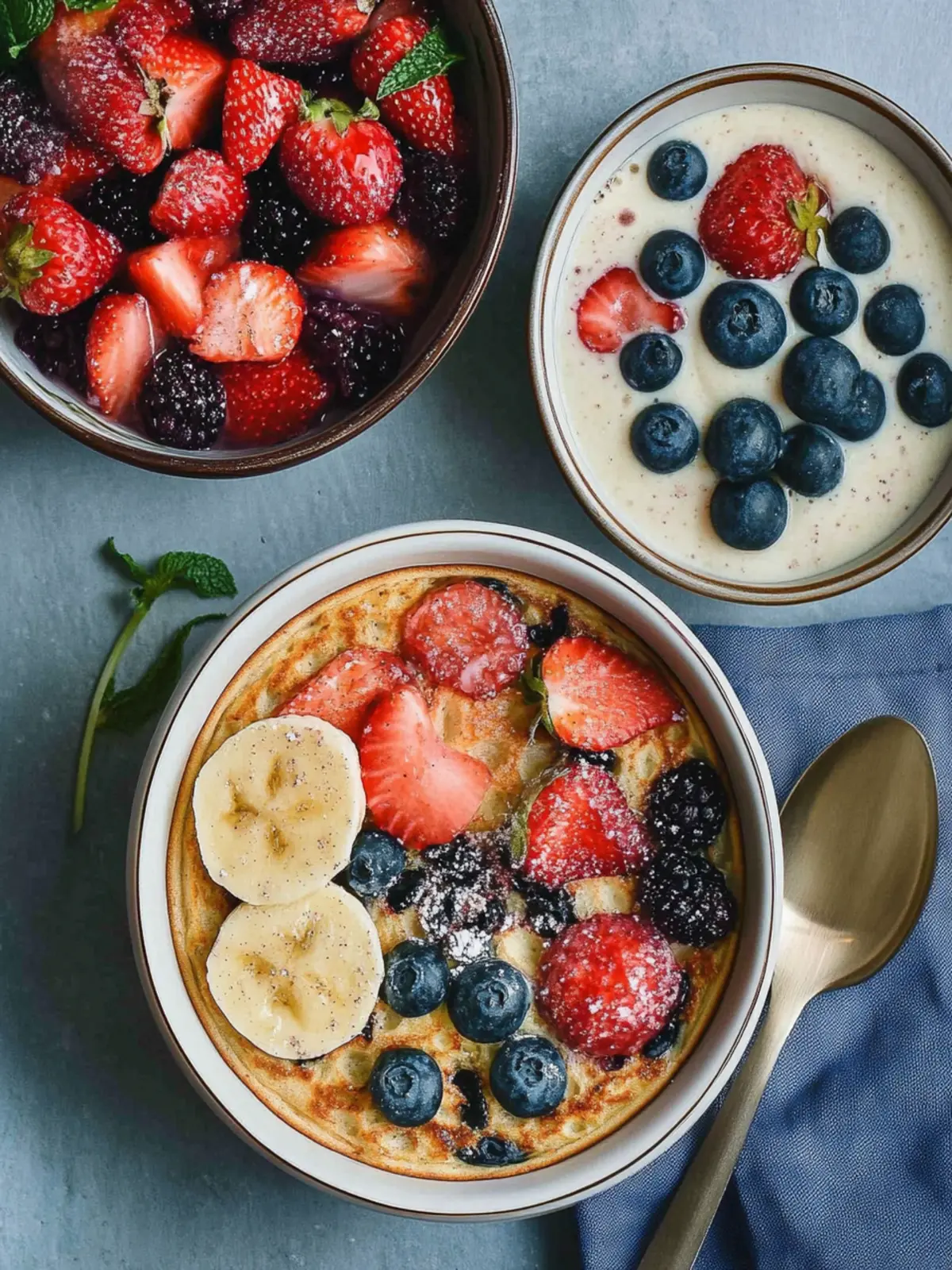 Protein Pancake Bowls