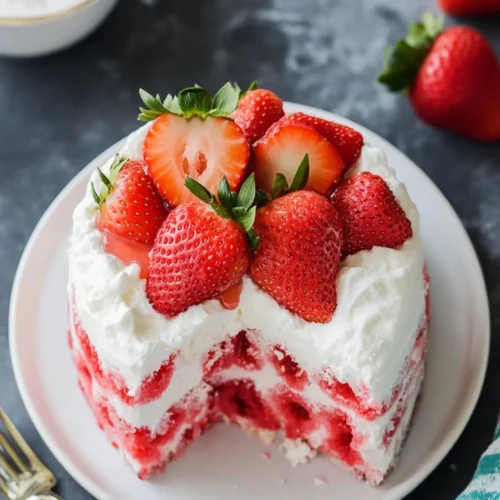 Strawberry Poke Cake