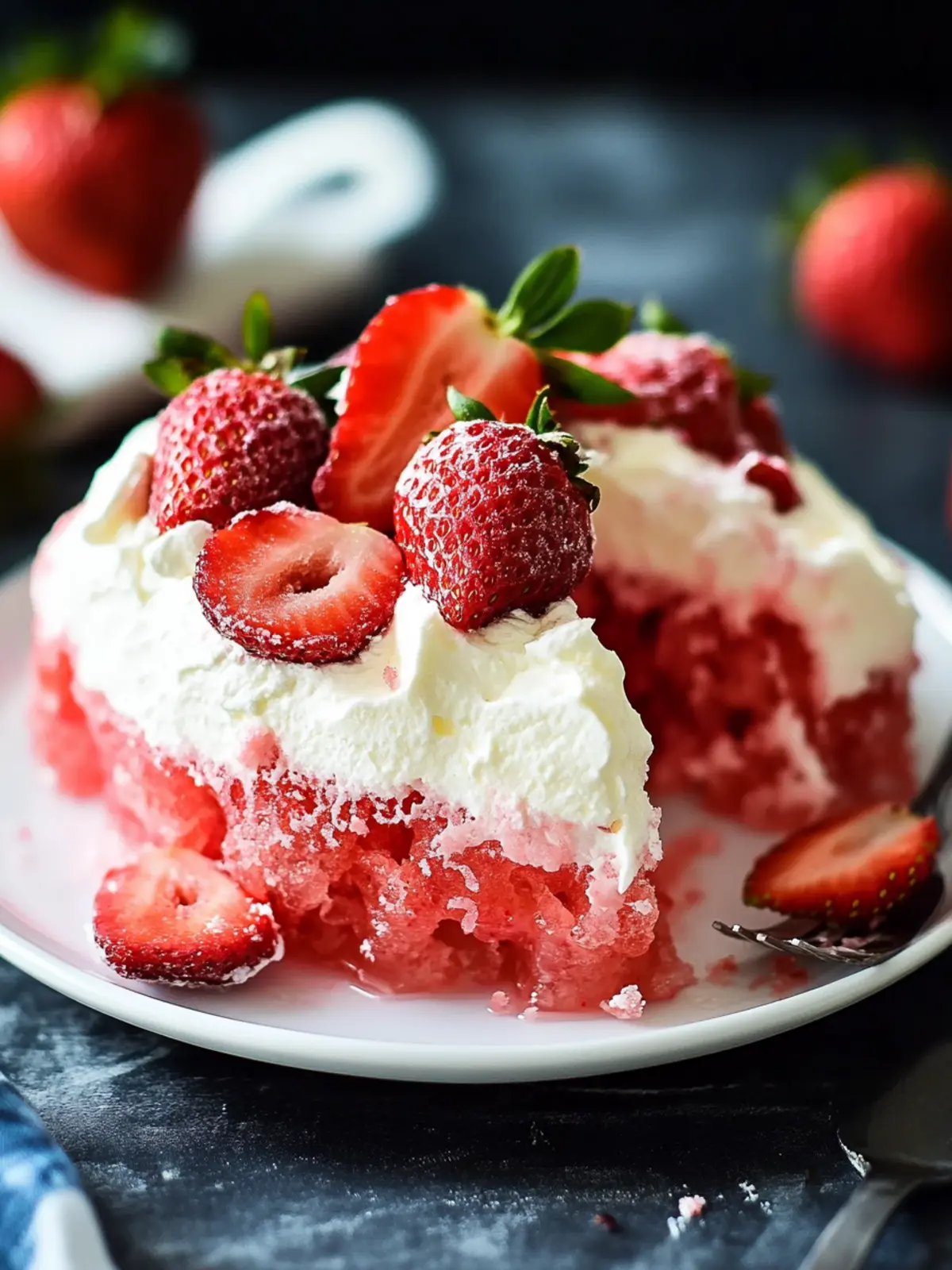 strawberry jello poke cake