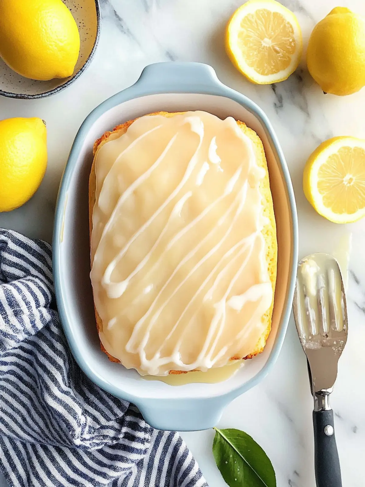 Lemon Loaf with Glaze