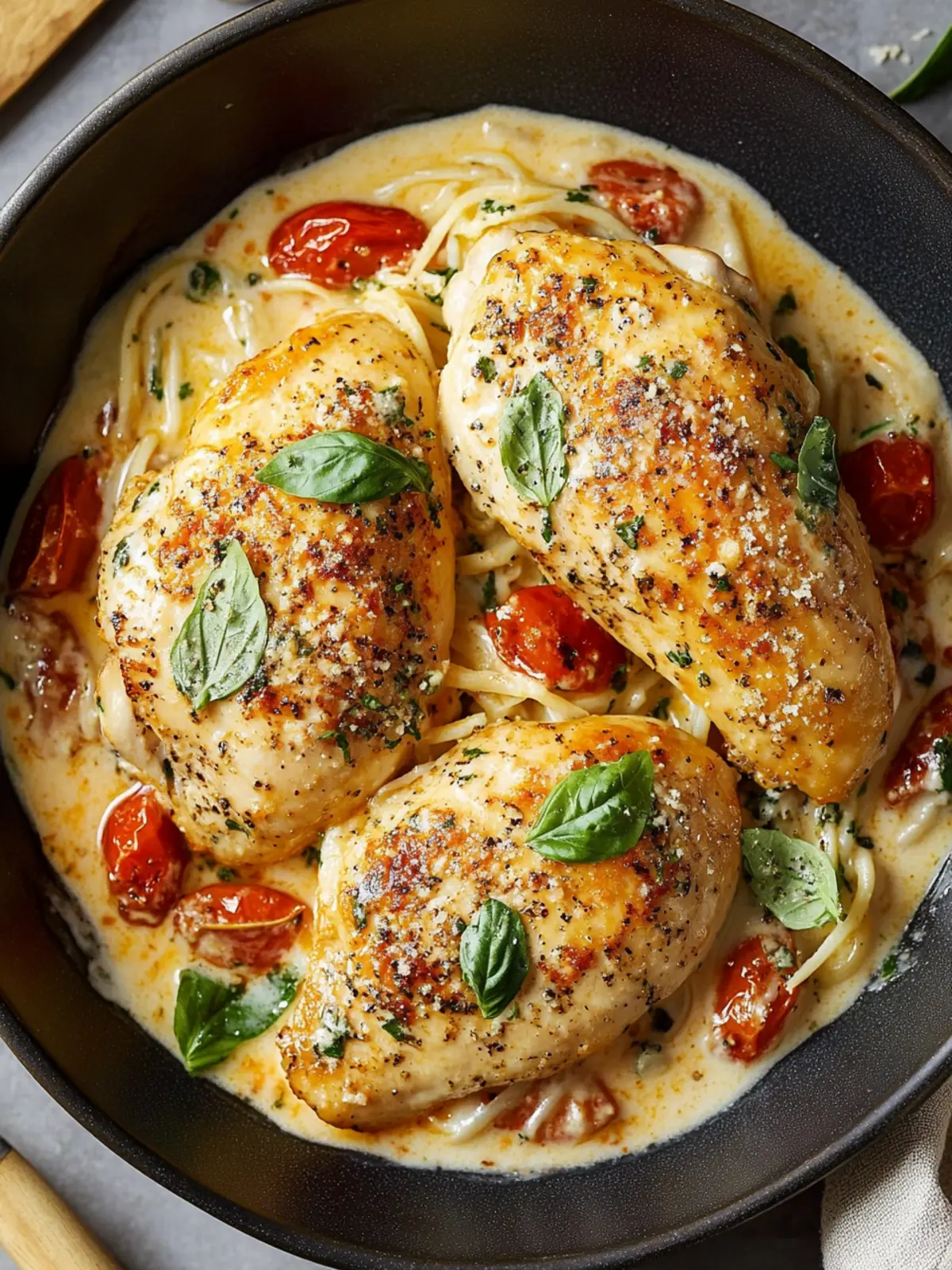 Marry Me Chicken (Creamy Tuscan Style)