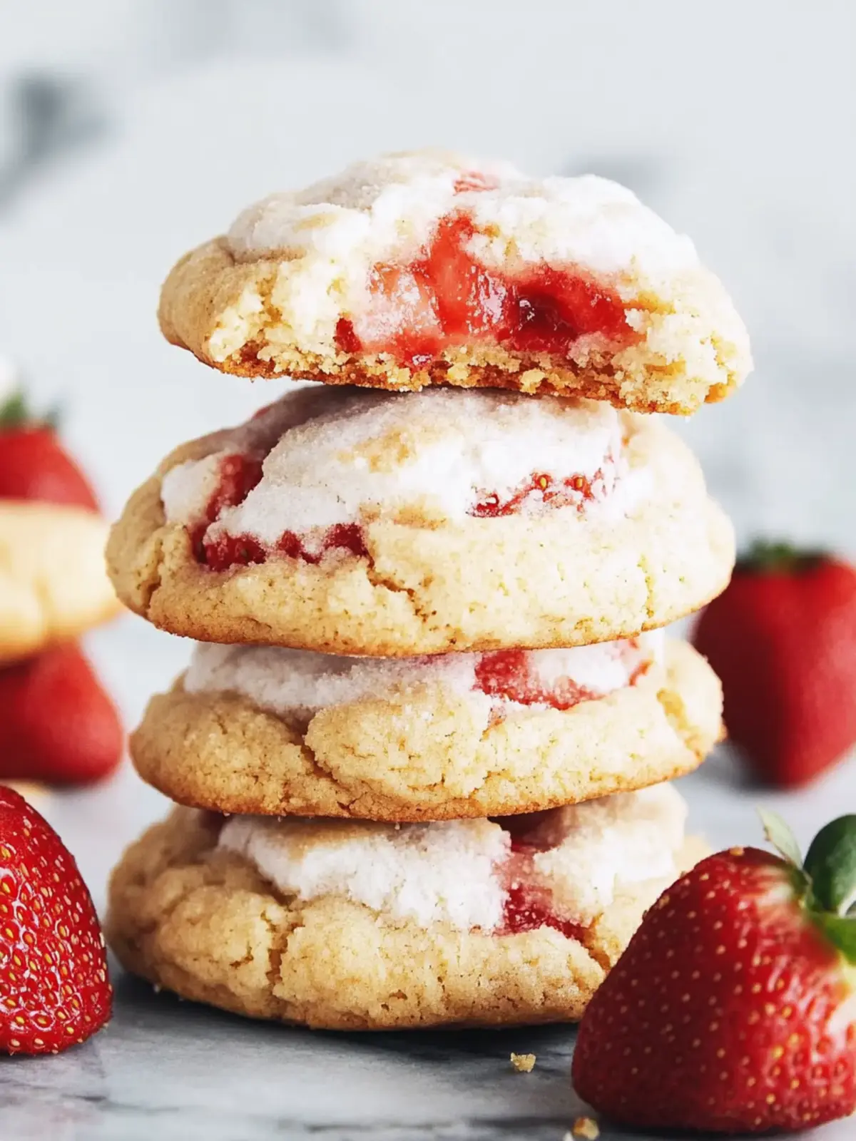 Strawberry Shortcake Cookies