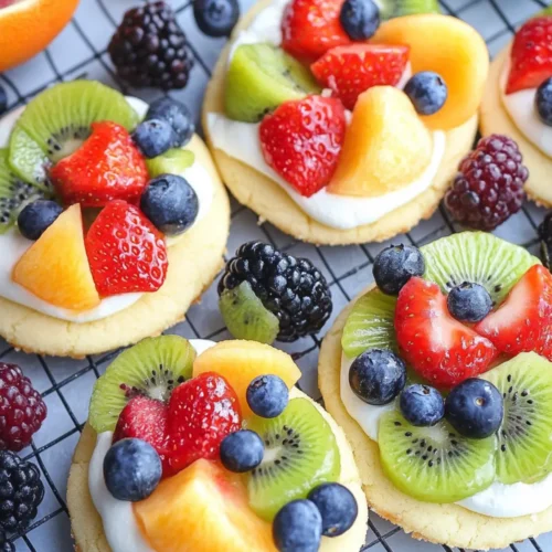 fruit pizza sugar cookie