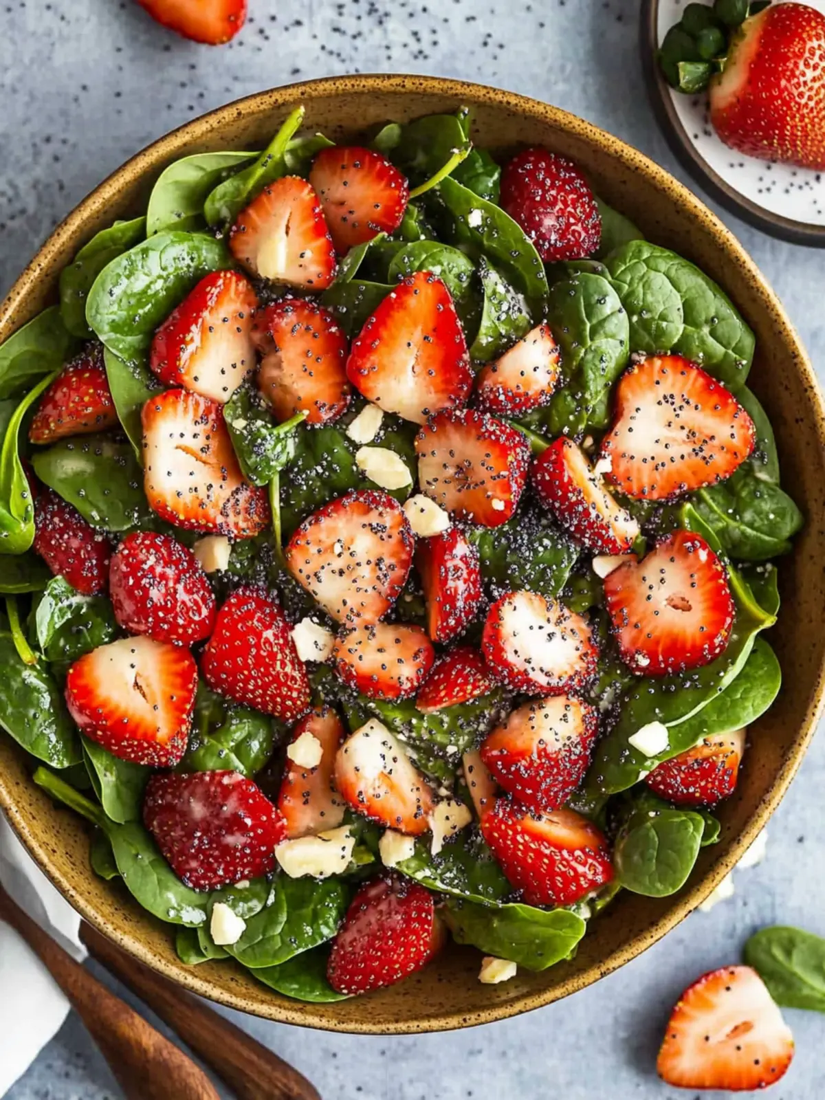 Delicious Strawberry Spinach Salad with Poppyseed Dressing Magic