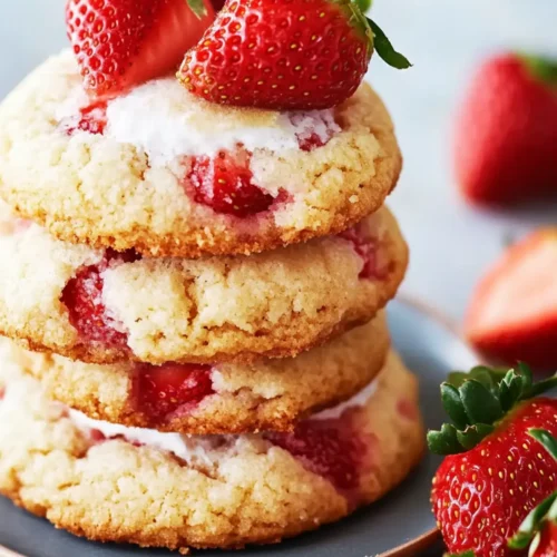 Strawberry Shortcake Cookies