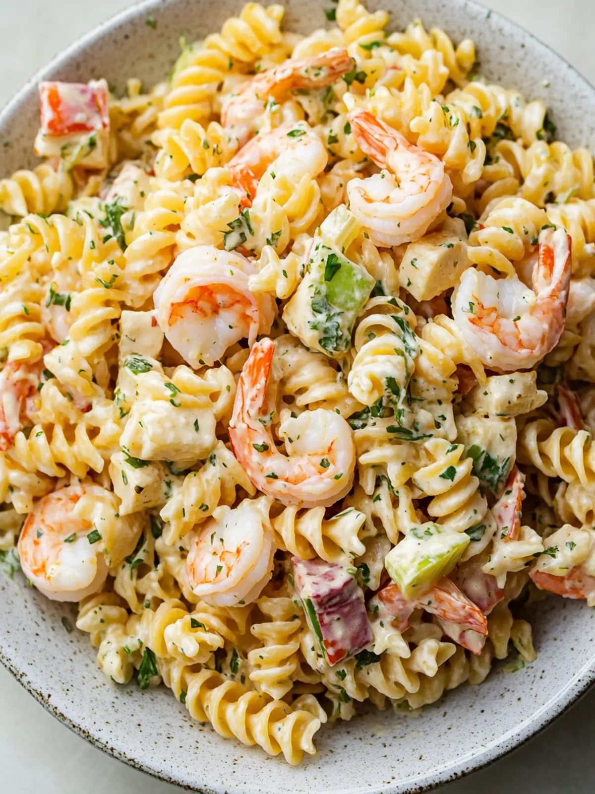 Creamy Shrimp Pasta Salad