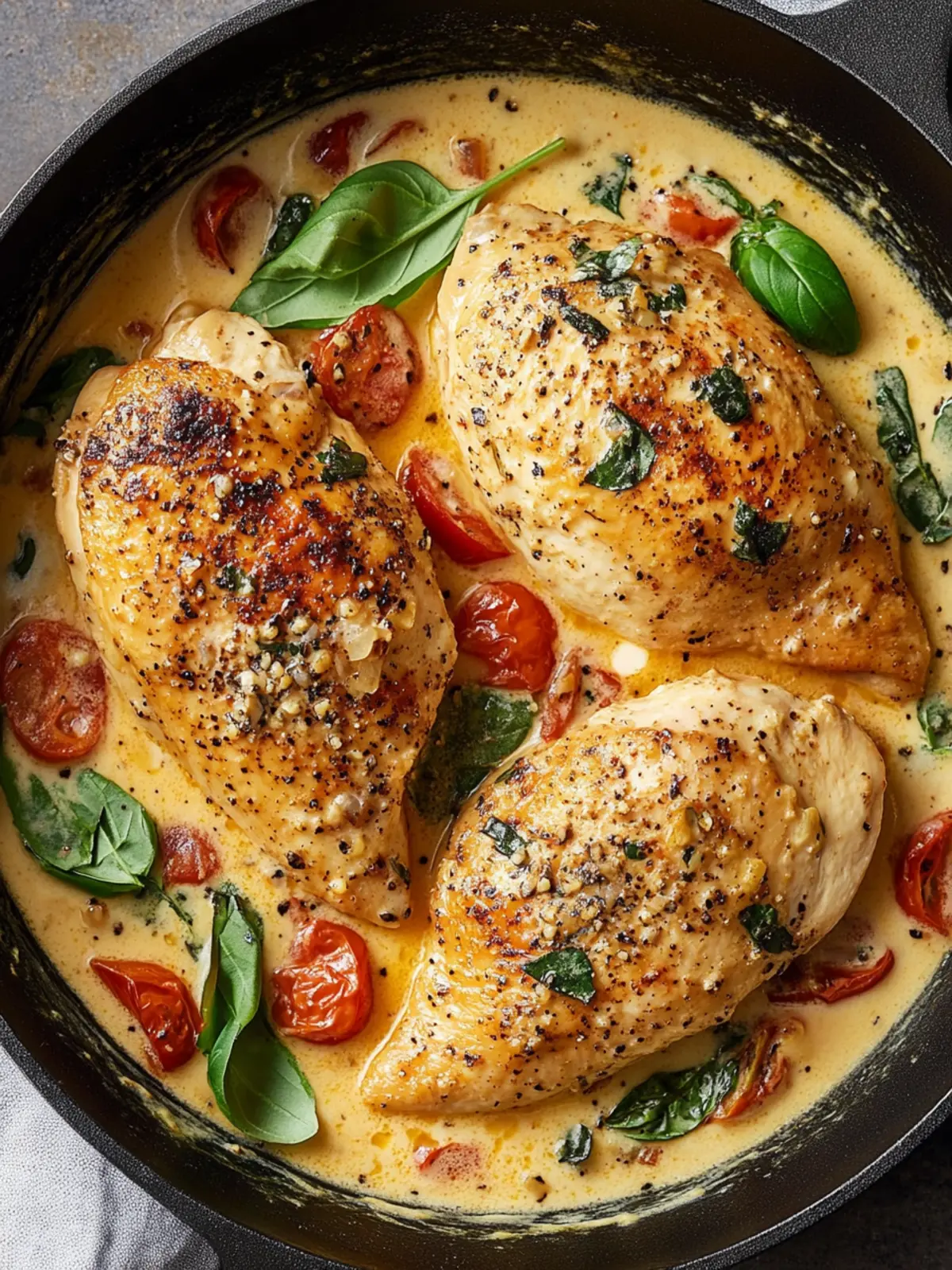 Marry Me Chicken (Creamy Tuscan Style)