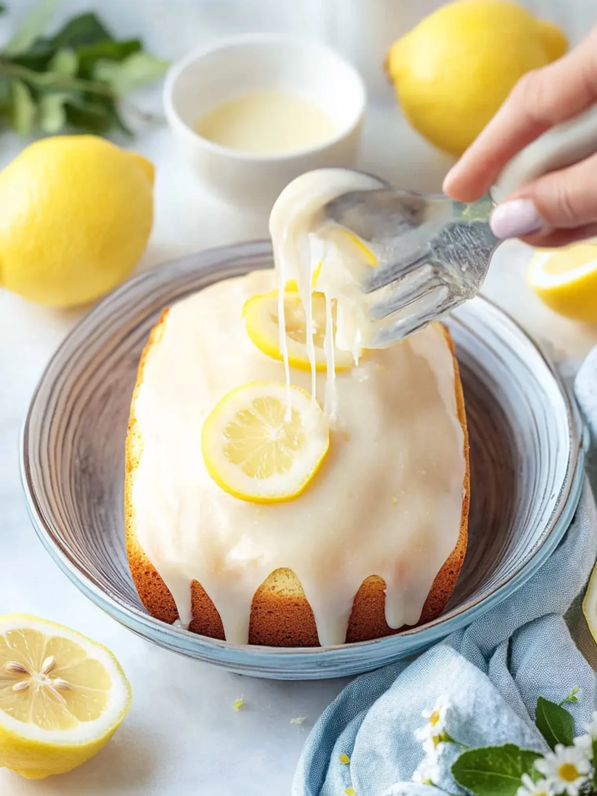 Lemon Loaf with Glaze