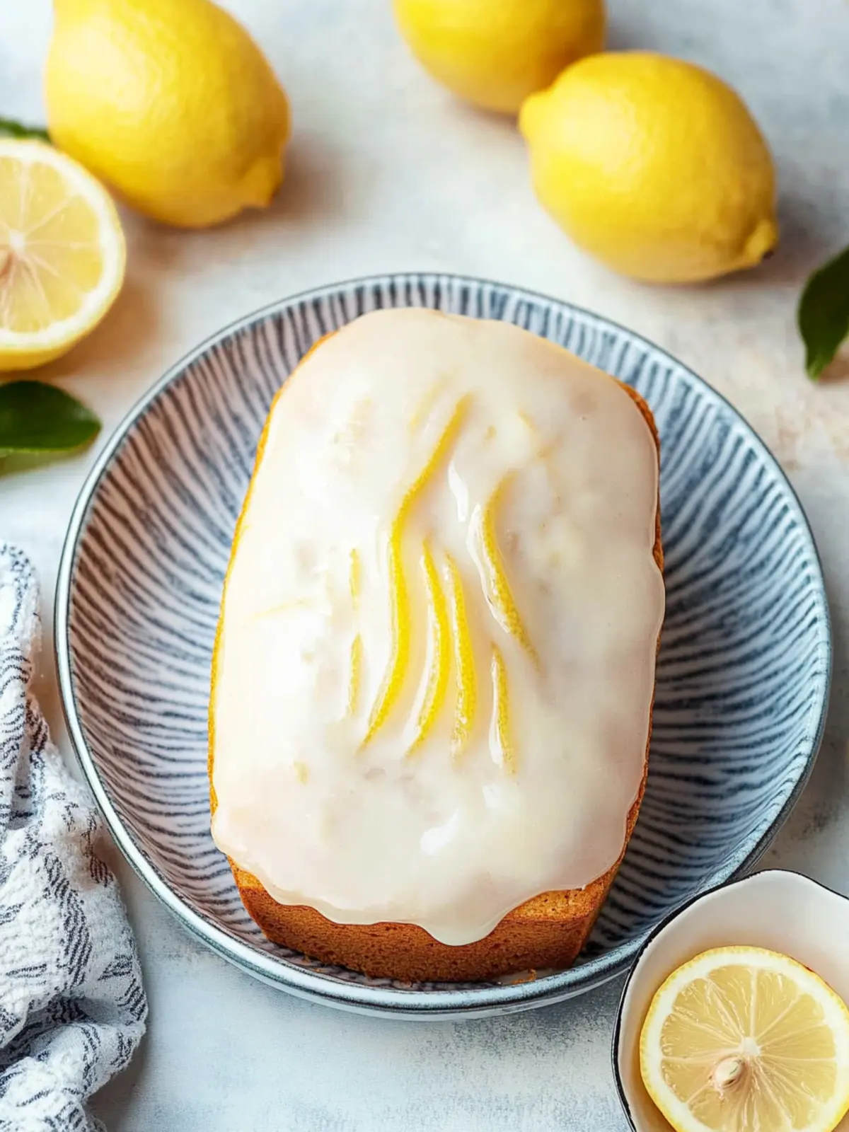 Lemon Loaf with Glaze