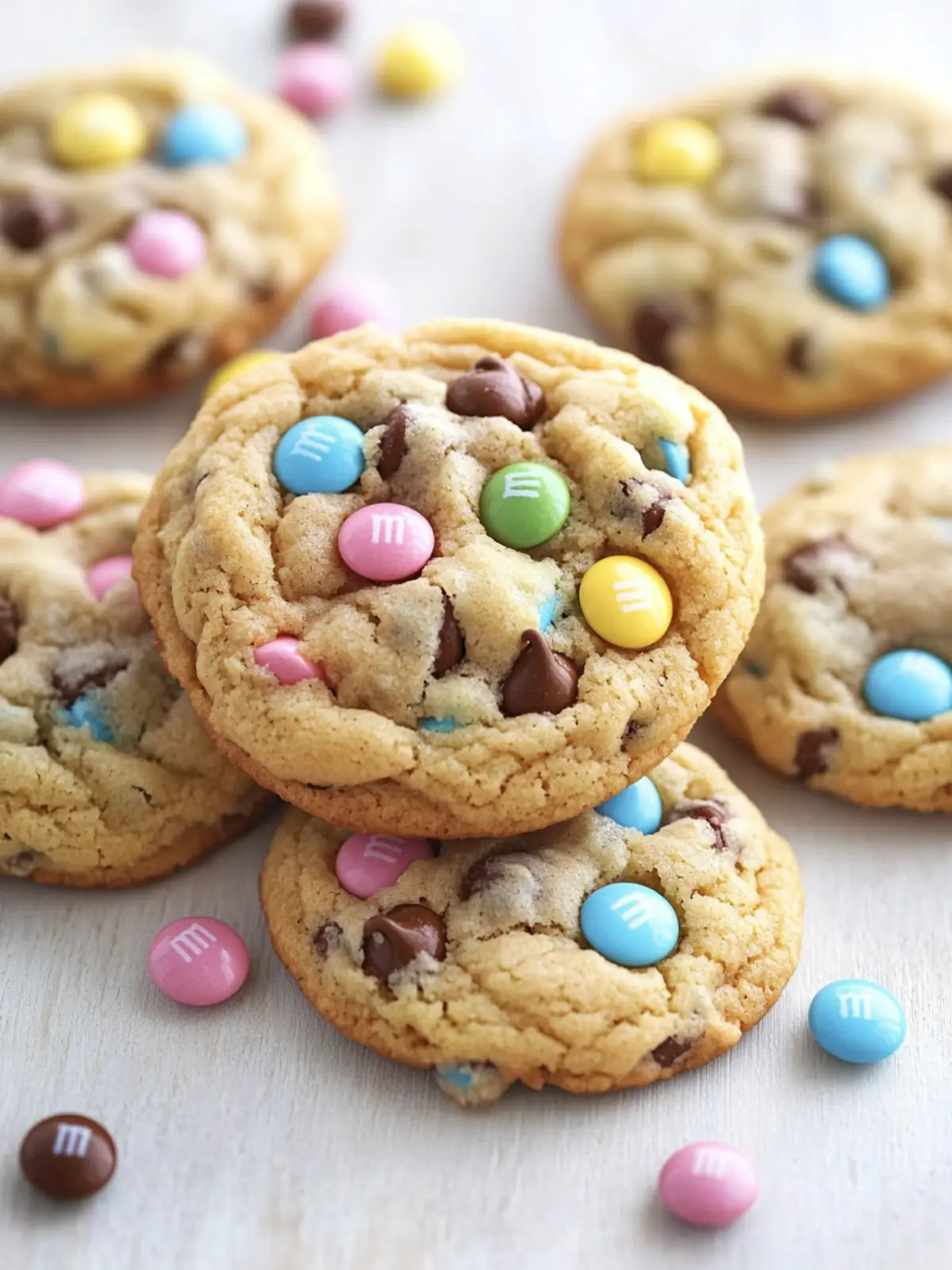 Easter Chocolate Chip M&M Cookies