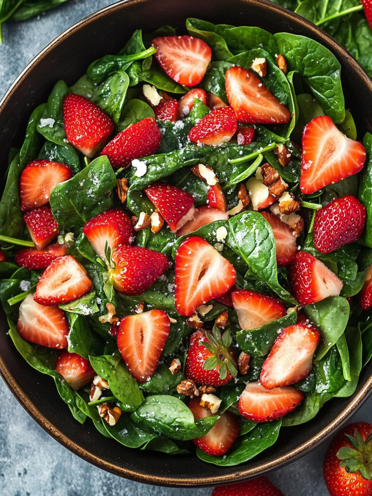 Strawberry Spinach Salad