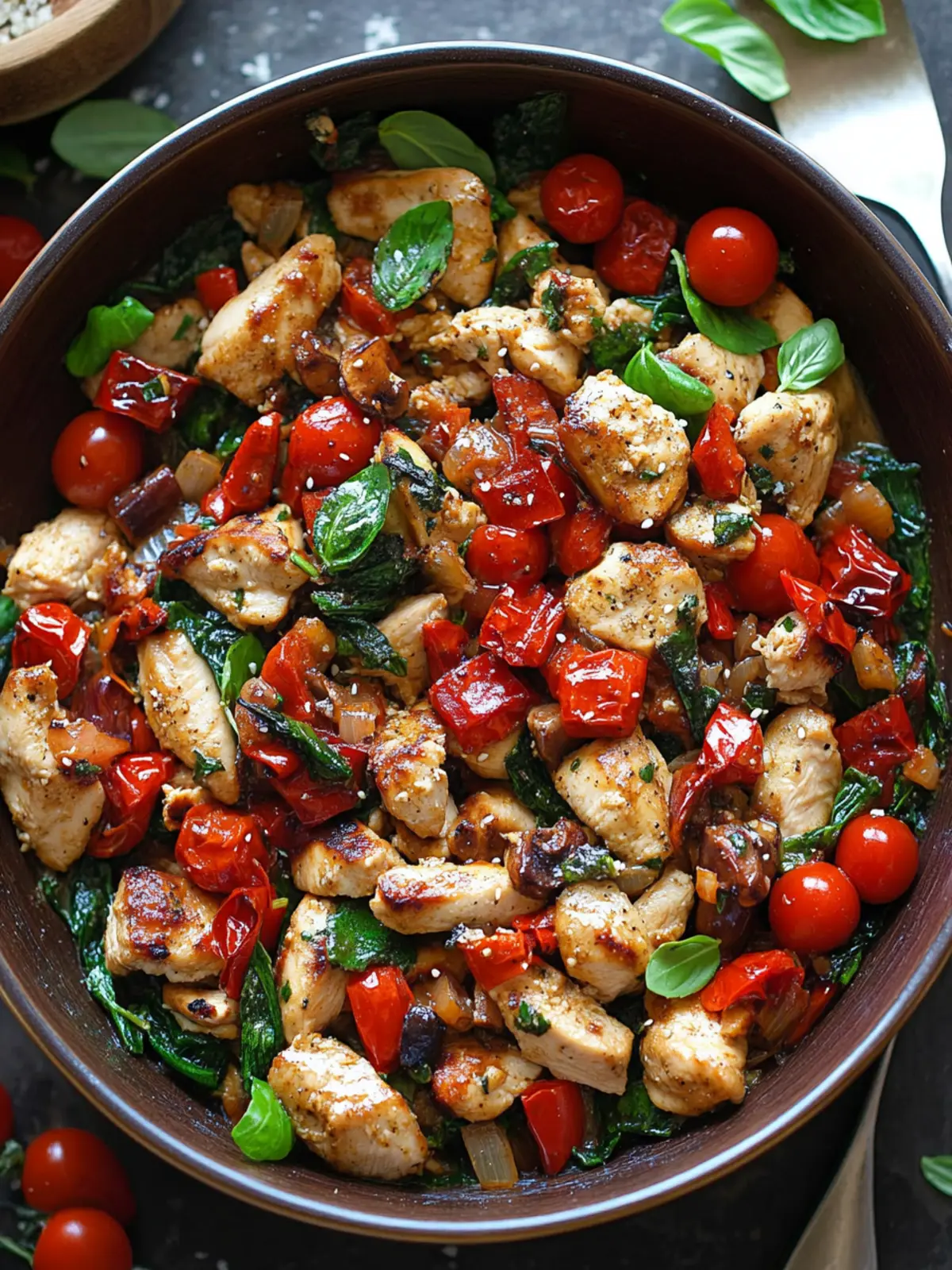 Mediterranean Chicken Stir Fry
