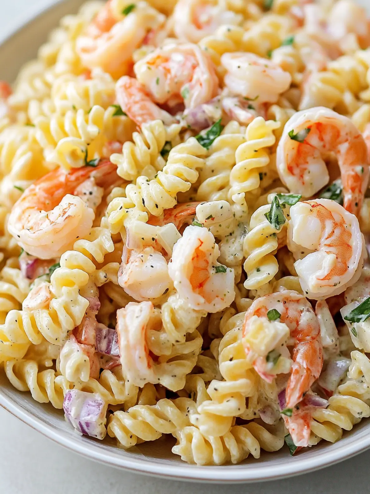 Creamy Shrimp Pasta Salad