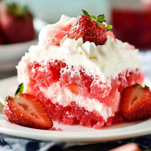 strawberry jello poke cake