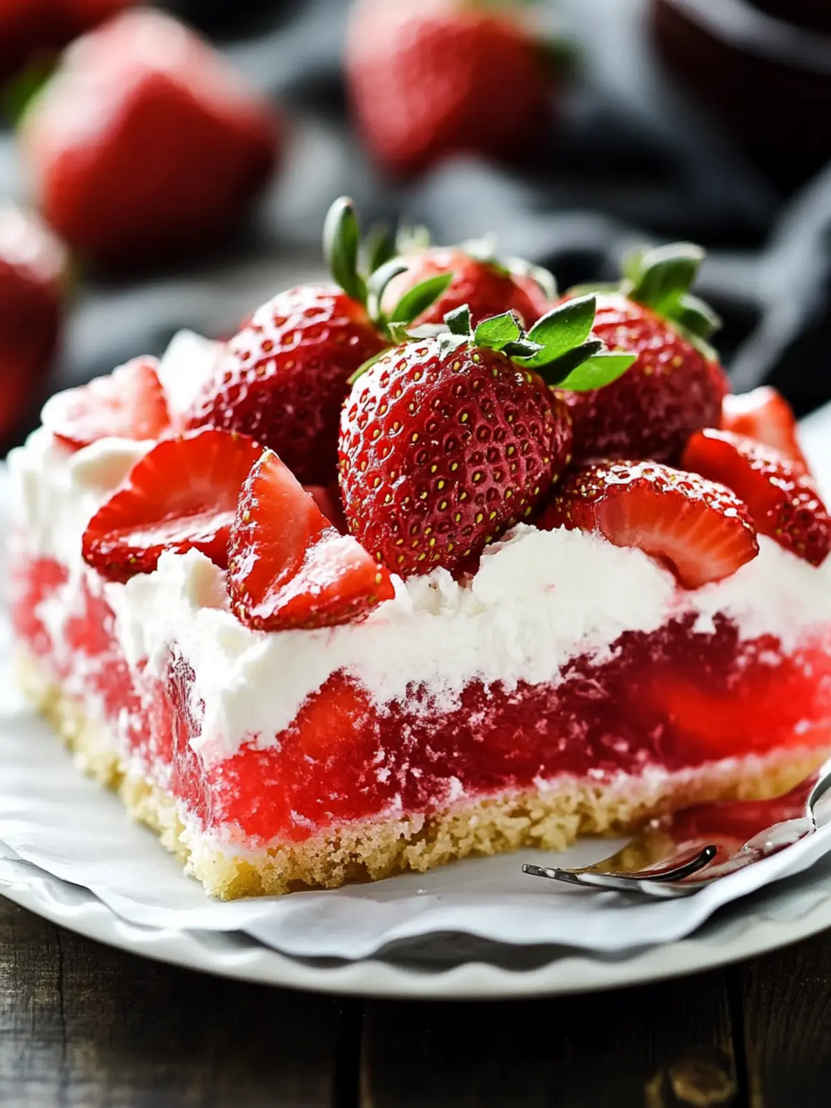 strawberry jello poke cake