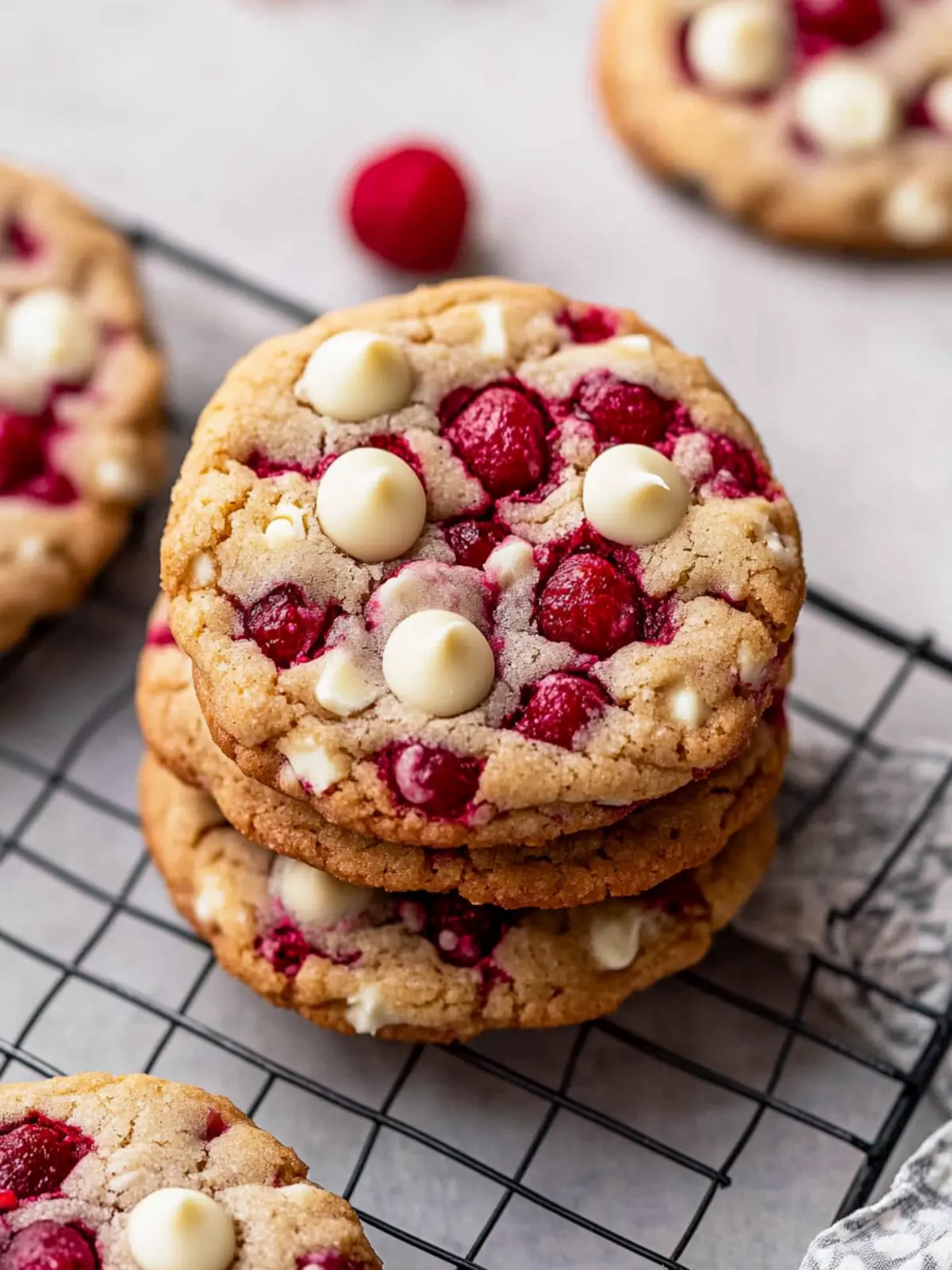 Delicious White Chocolate Raspberry Cookies You’ll Crave